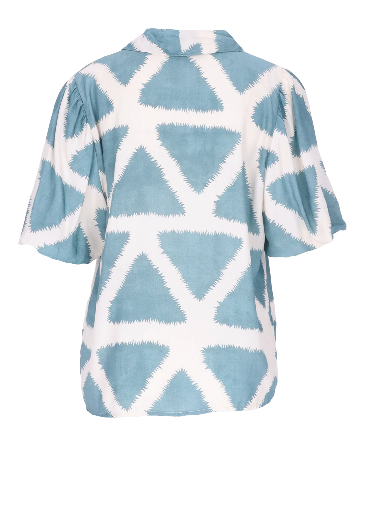 Blusenshirt Puffärmel Flicken