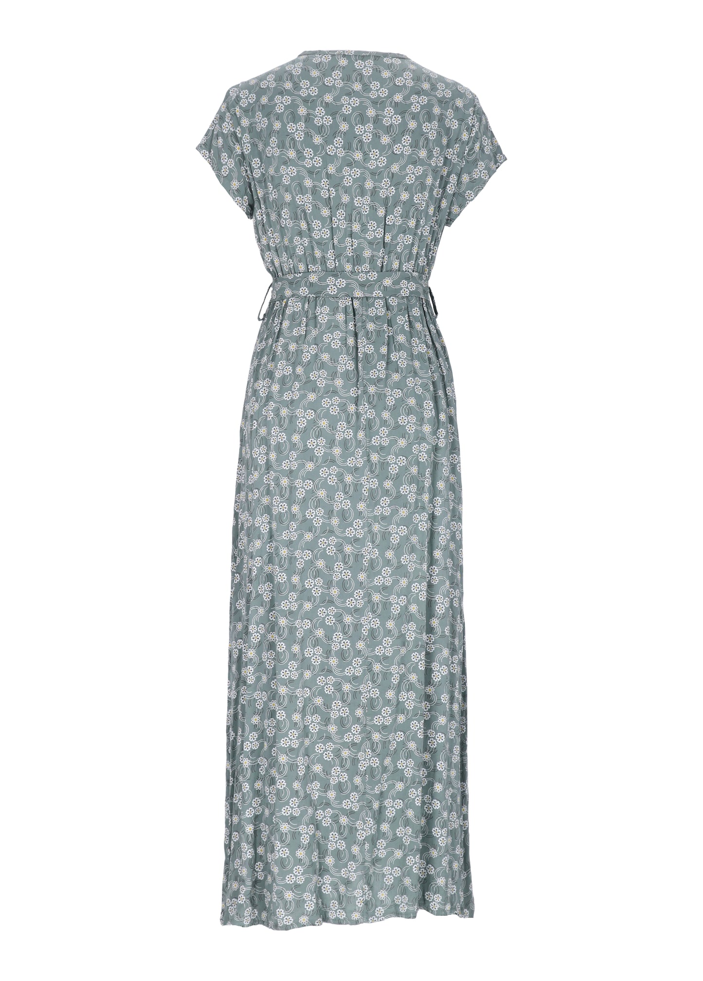 Kleid Wickeloptik Streublumen
