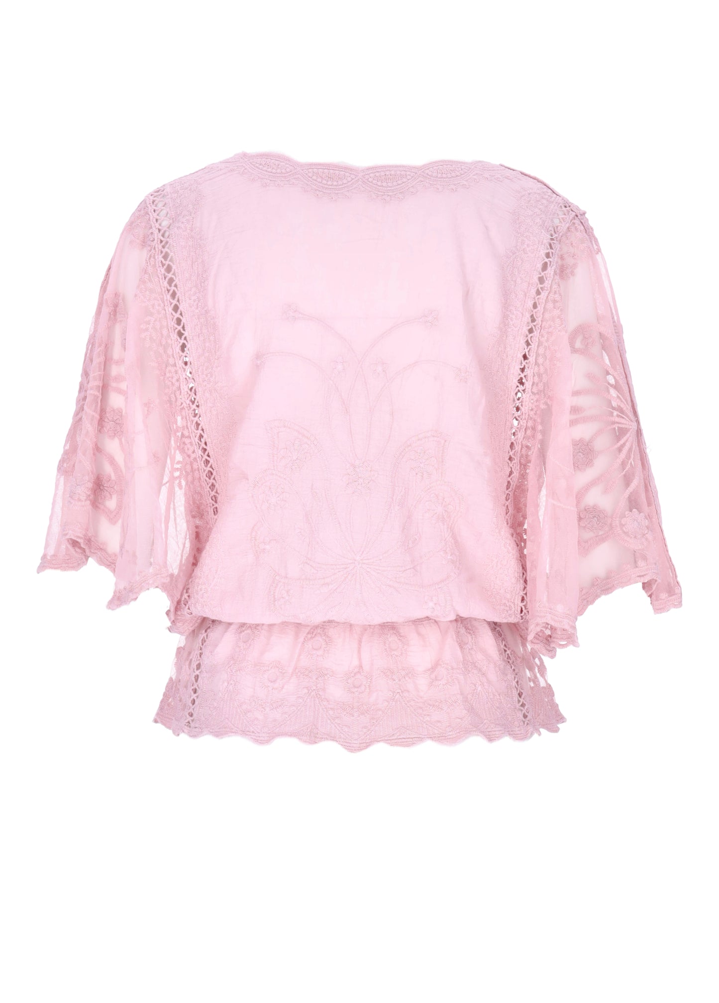 Damen T-Shirt Spitze