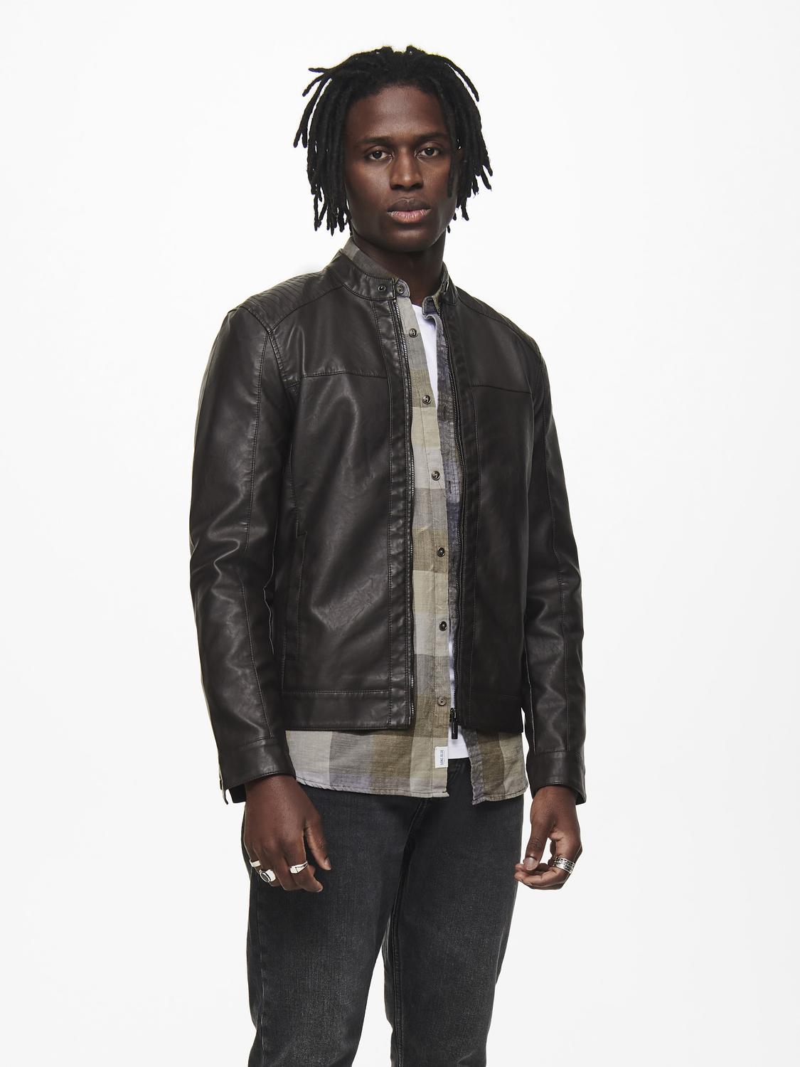 Herren Lederjacke