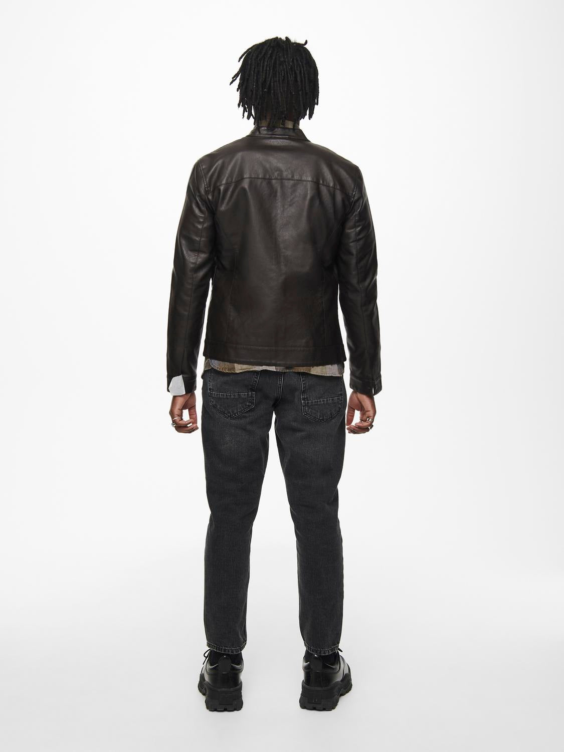 Herren Lederjacke