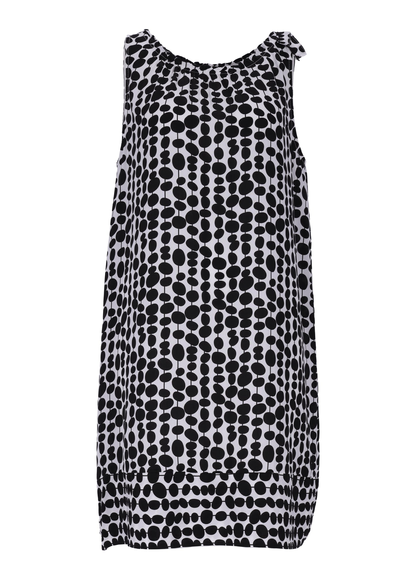 Trägerkleid AOP Punkte