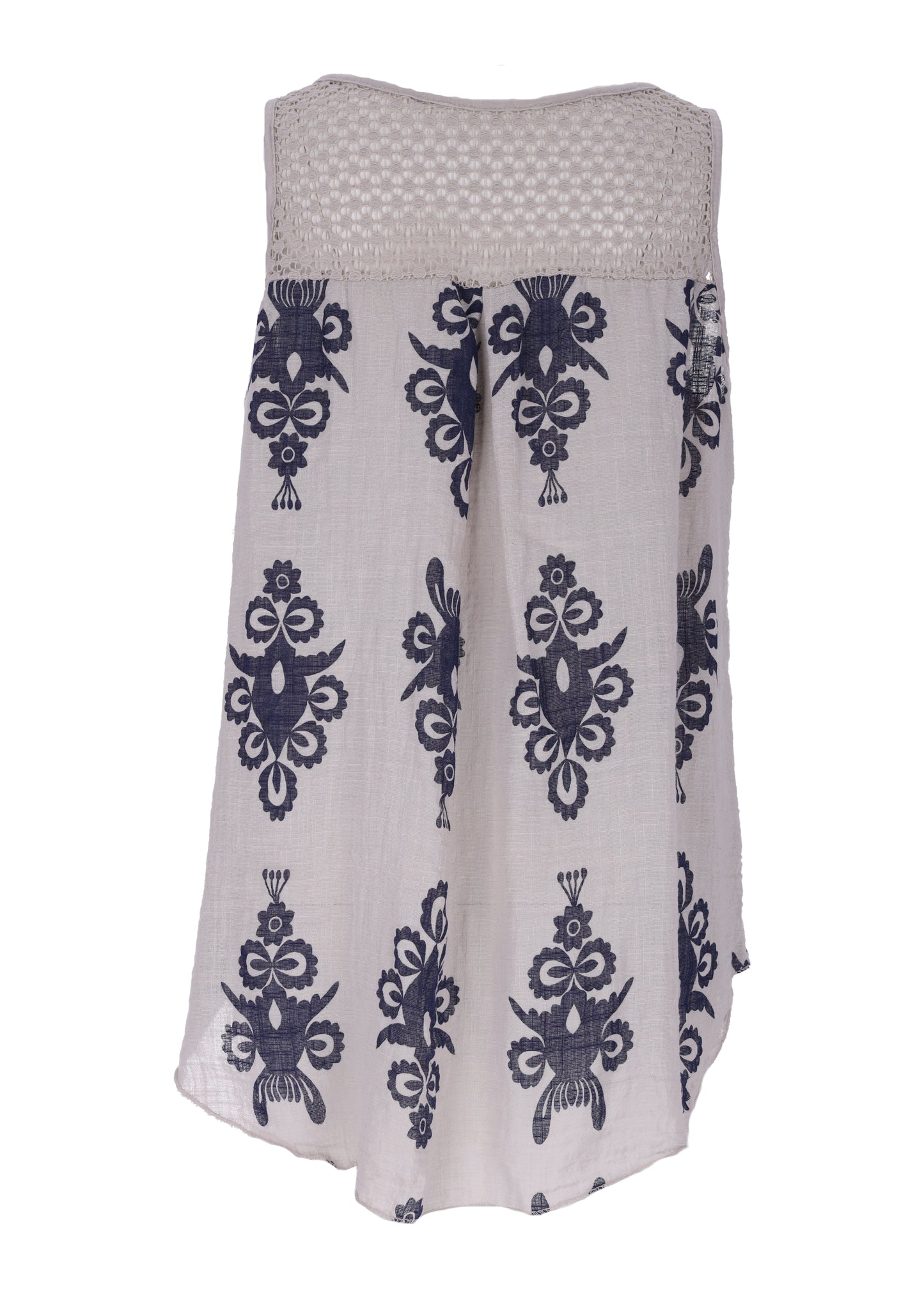 Top Leinen Print