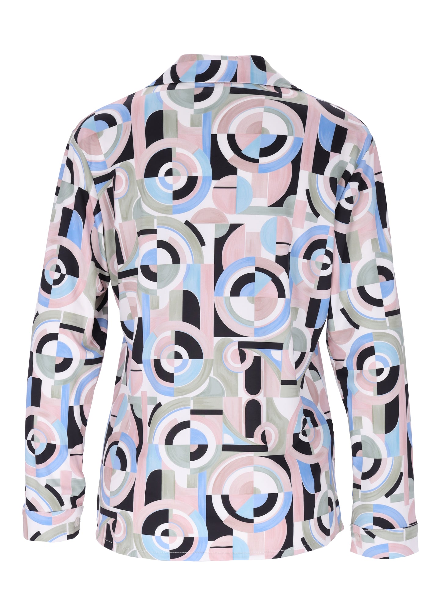 Bluse Langarm Print