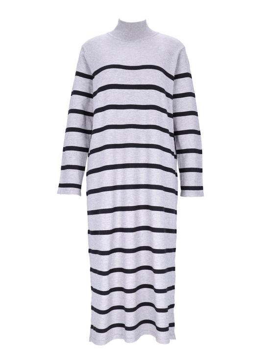 Strickkleid geringelt