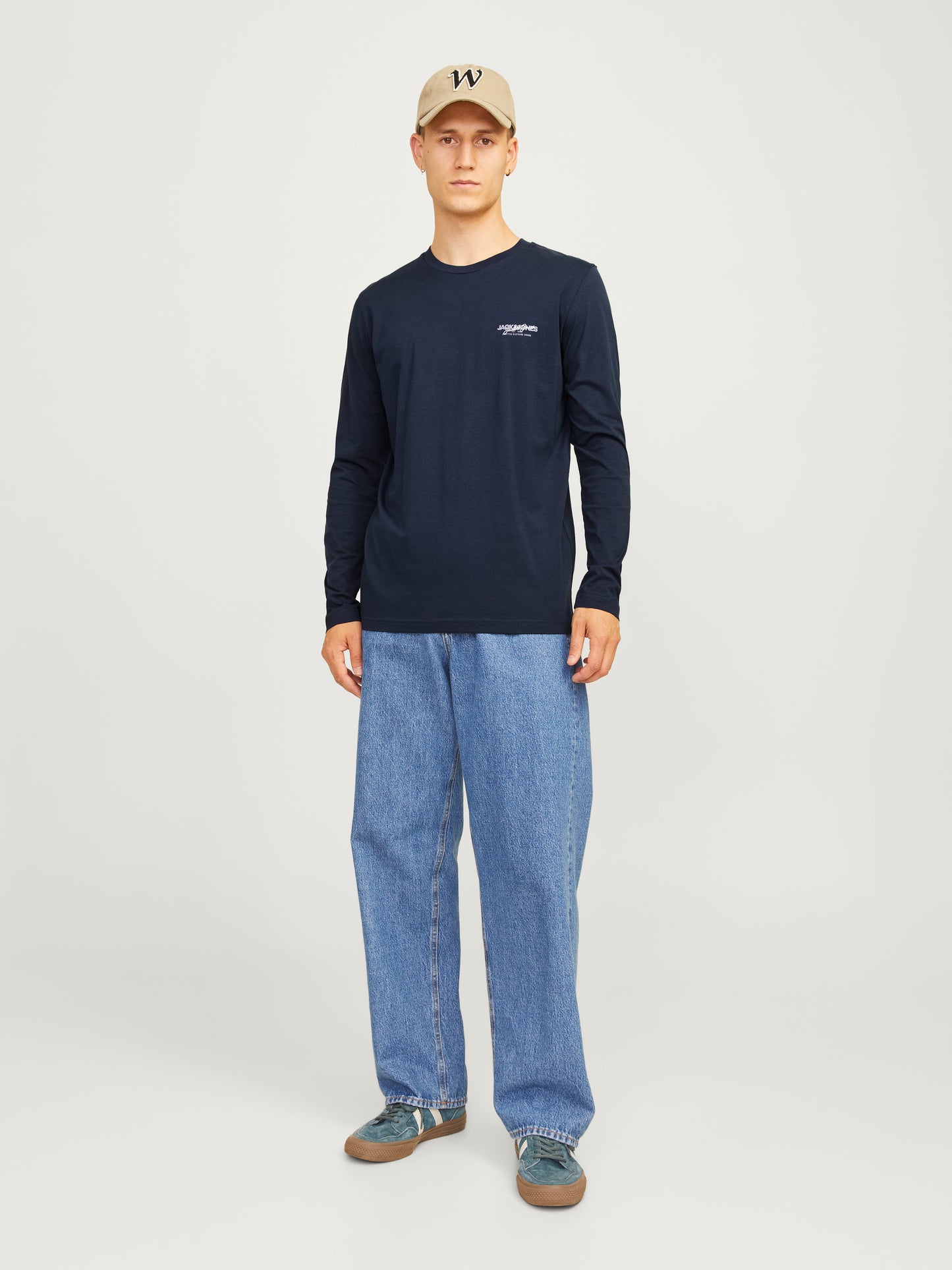 JJALVIS TEE LS CREW NECK