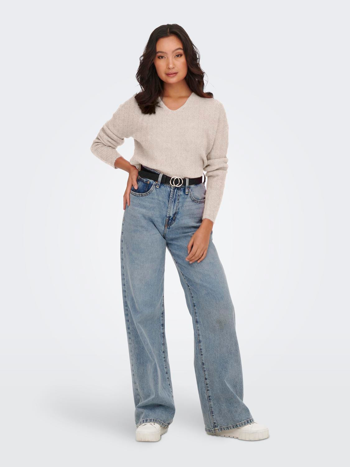 Damen Strick Pulli