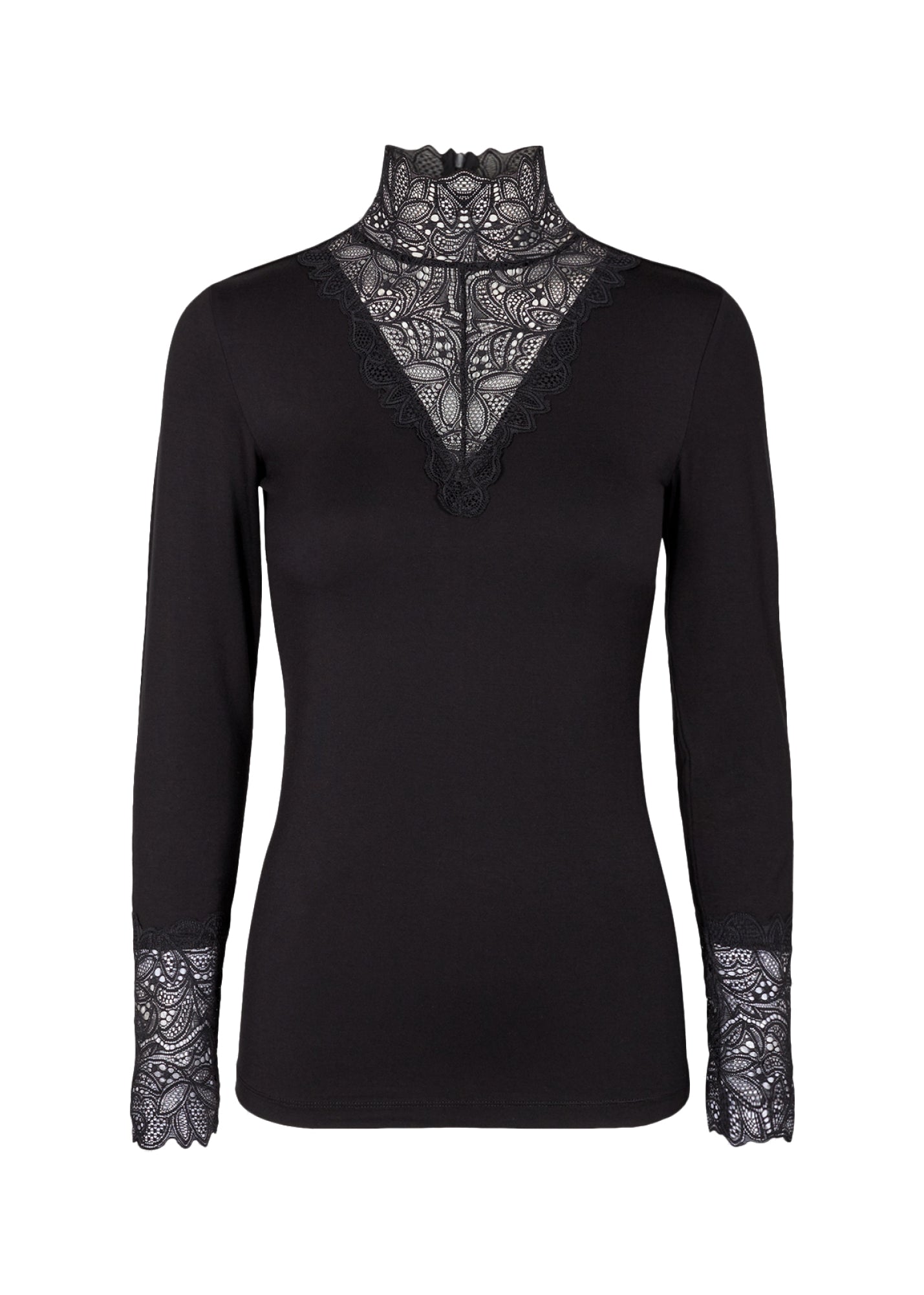 Damen Spitzen Shirt