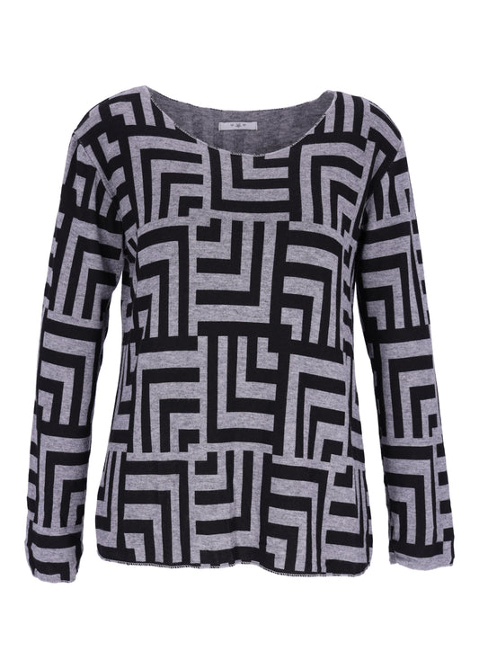 Damen Shirt griechisches Muster