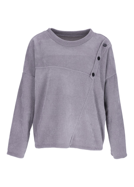 Sweatshirt Damen Cordoptik