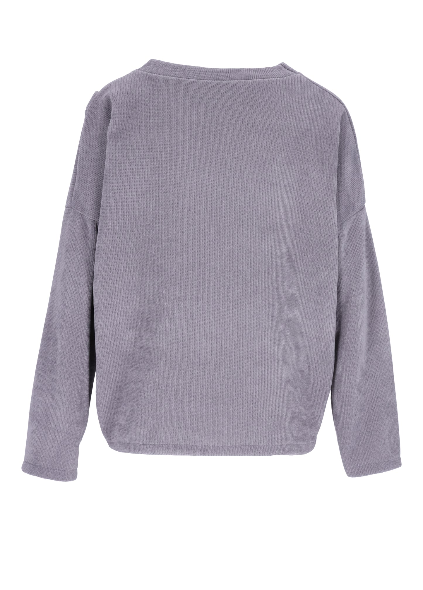Sweatshirt Damen Cordoptik