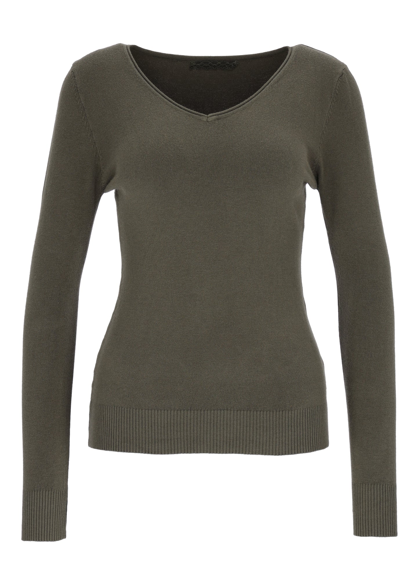 Strickpullover Damen V-Ausschnitt