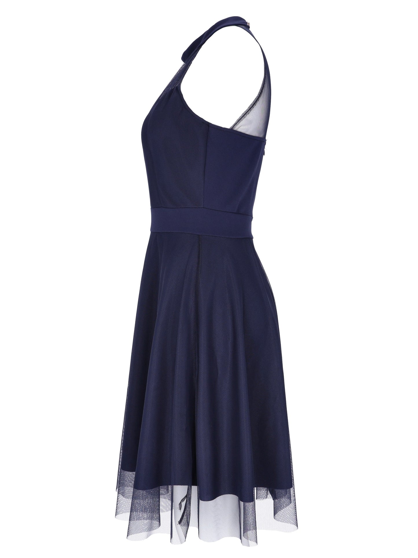 Kleid Chiffon Neckholder