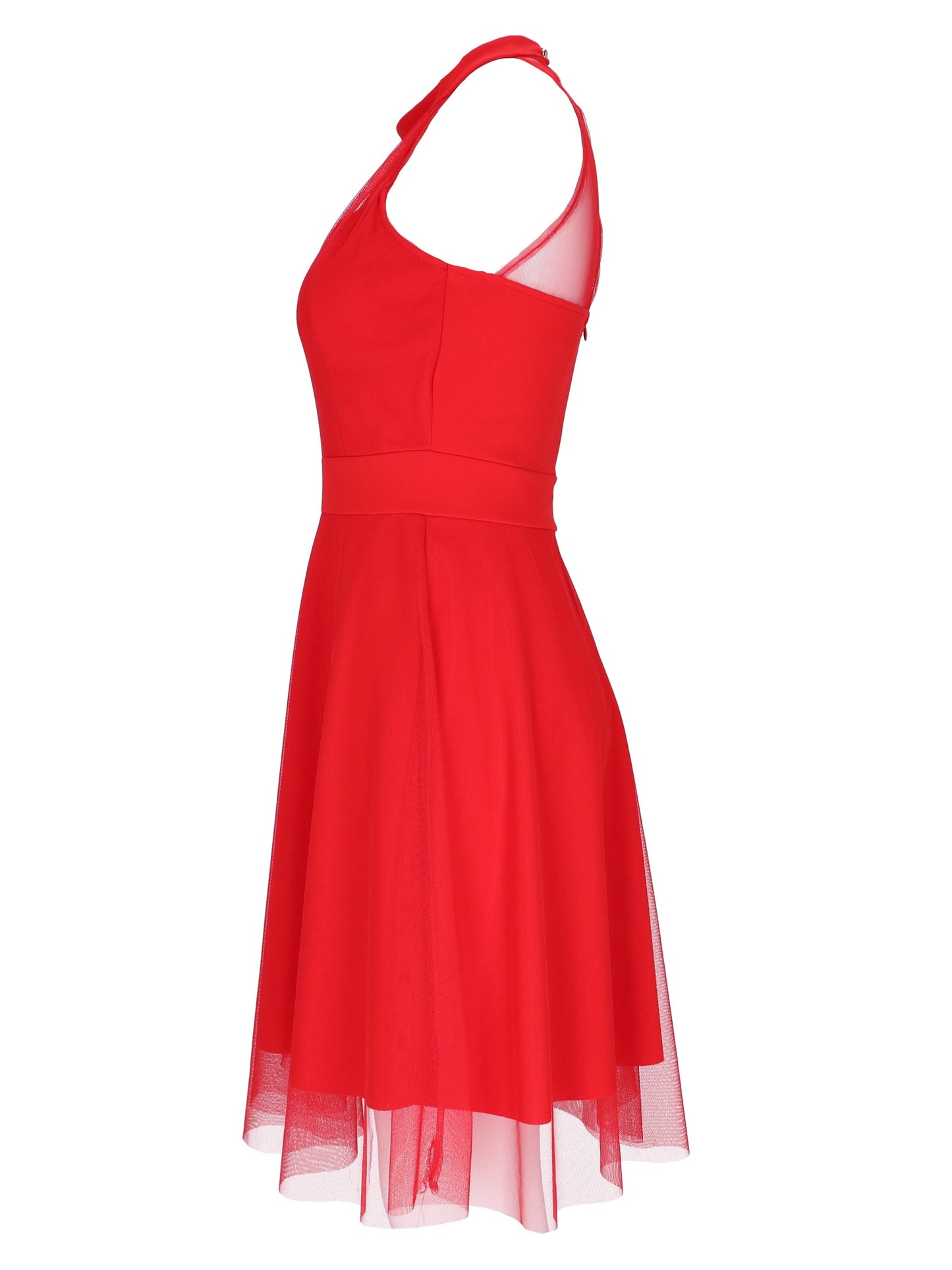 Kleid Chiffon Neckholder