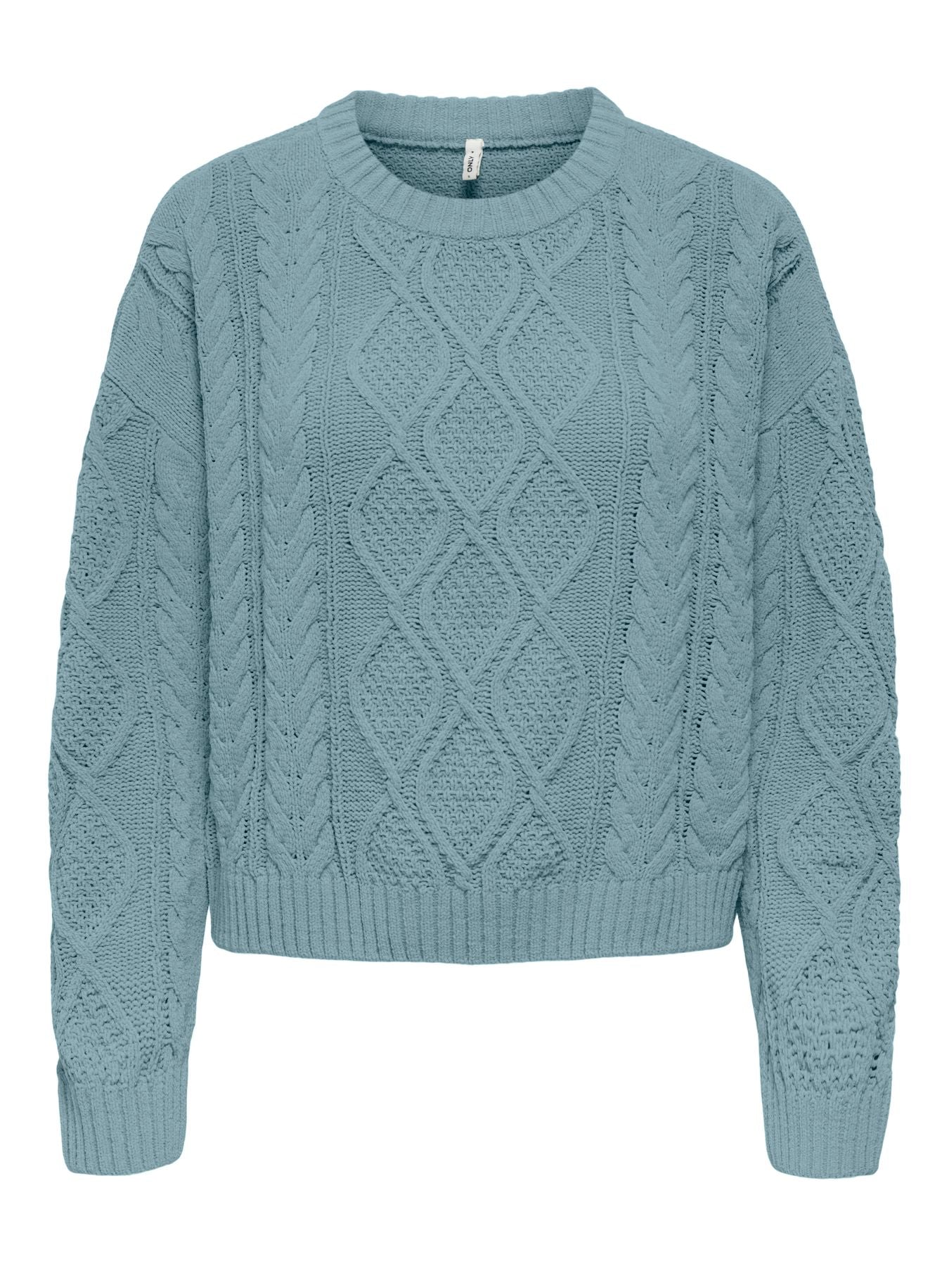 ONLELLY LIFE LS CABLE O-NECK CC KNT
