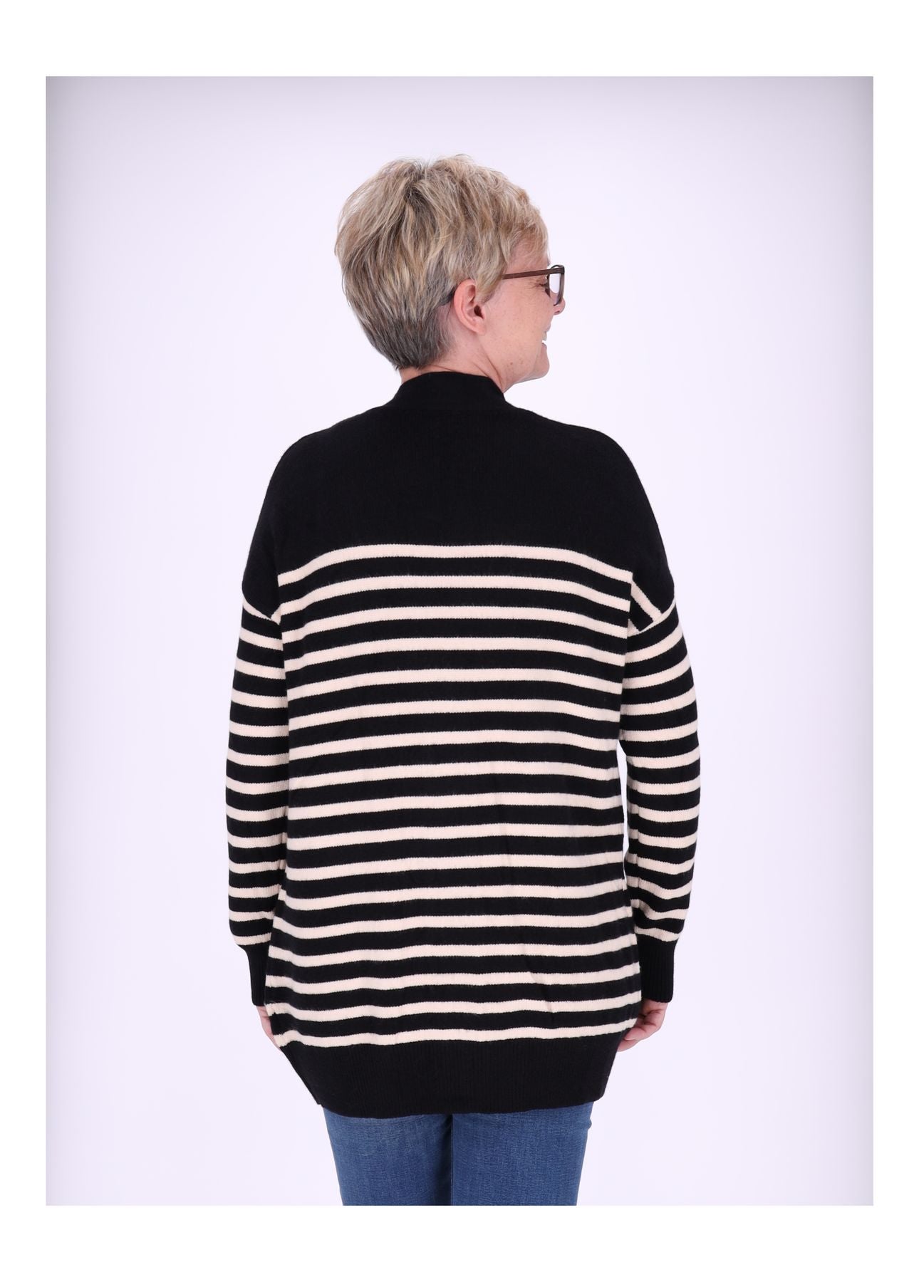 Strickjacke Ringel Damen