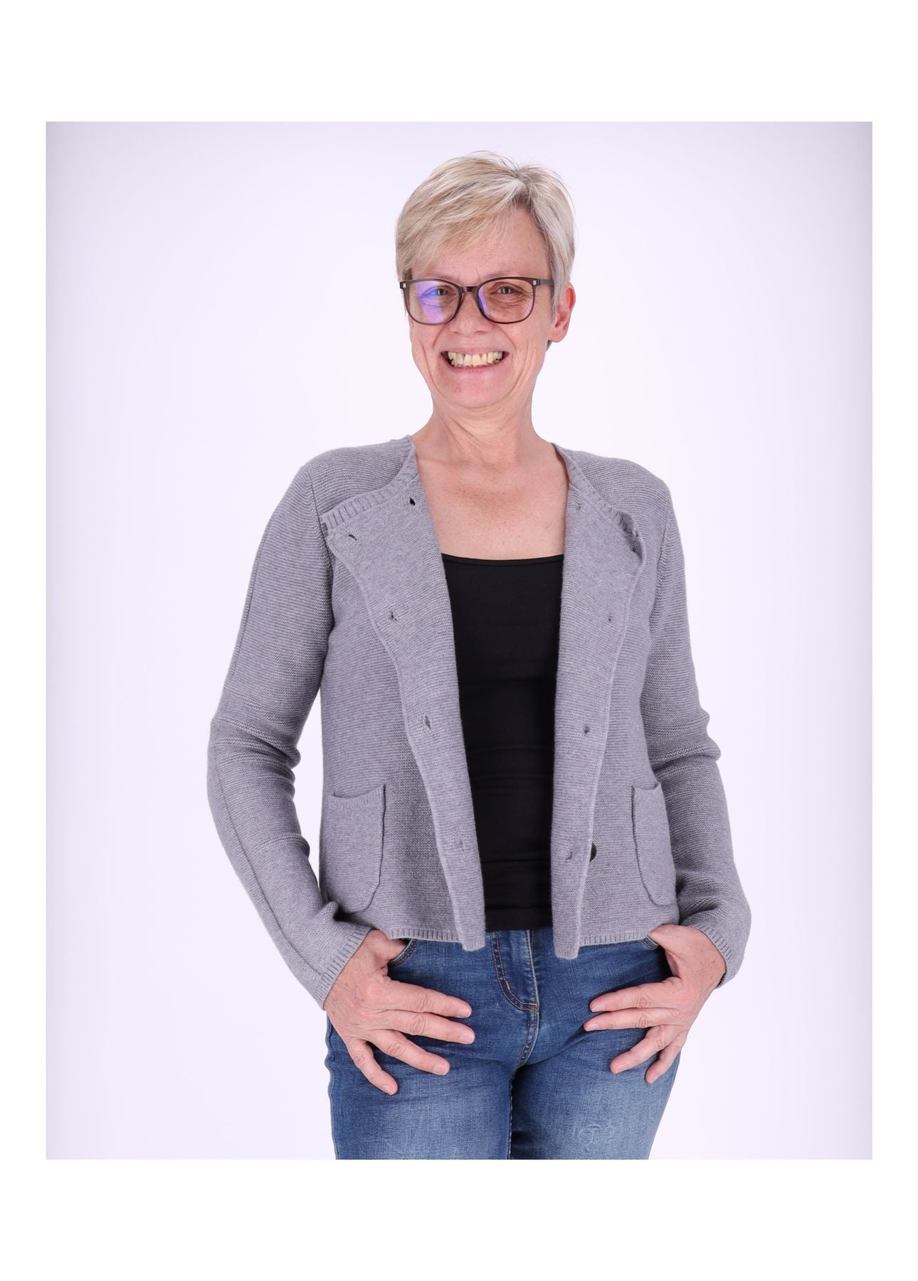 Strickjacke Damen Zweireier