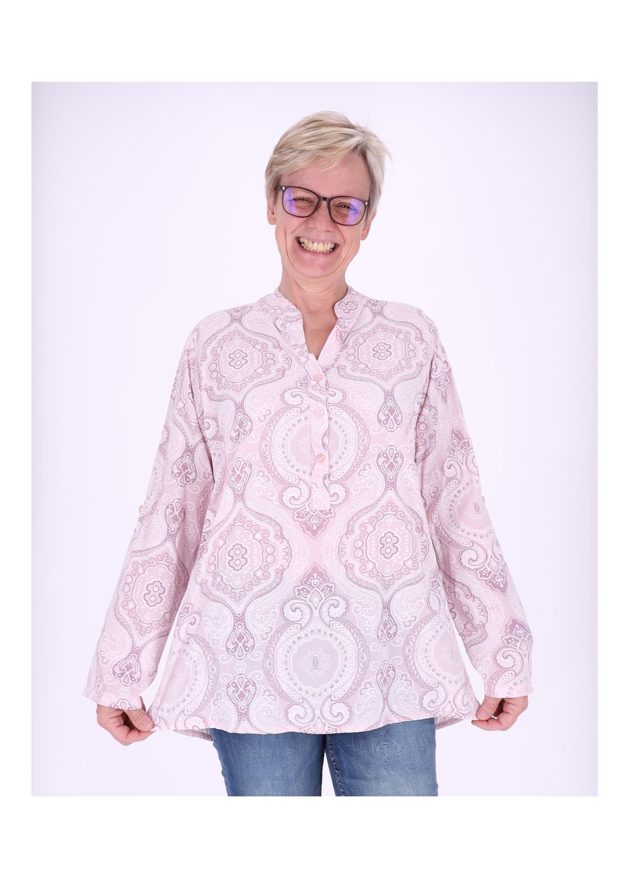Blusenshirt AOP