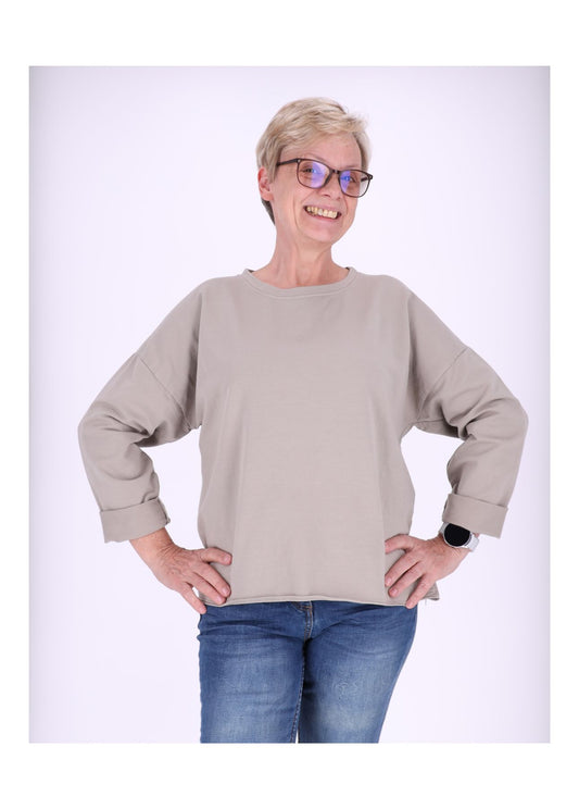 Sweatshirt Damen Raglanärmel