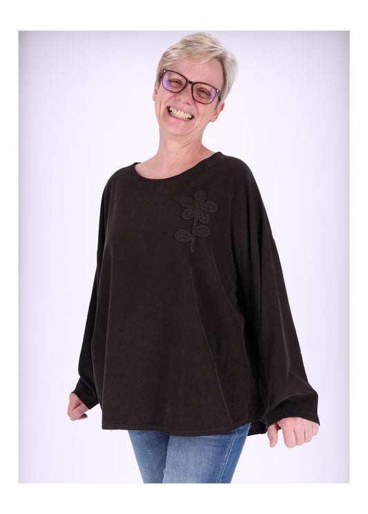 Damen Shirt Babycord