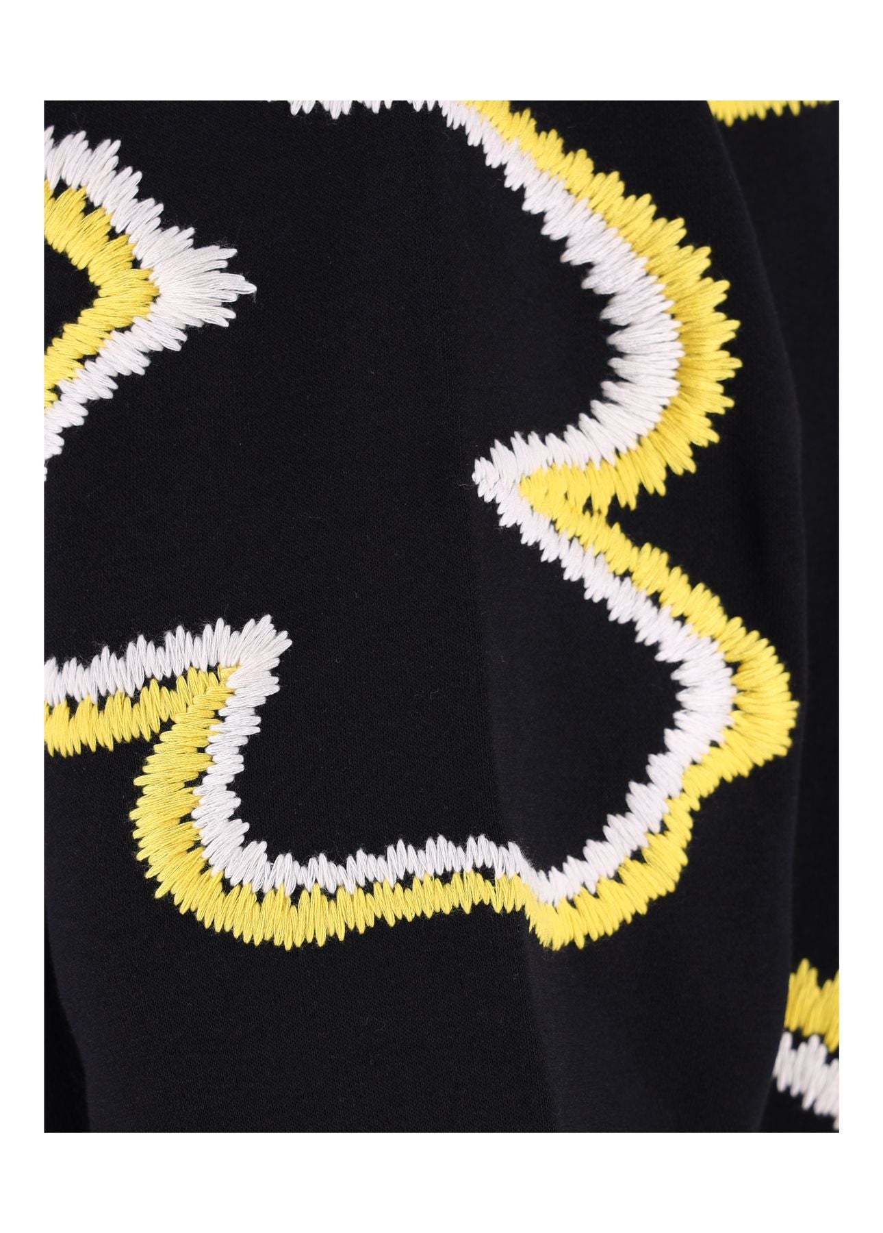 Sweatshirt Damen bestickt Blüte