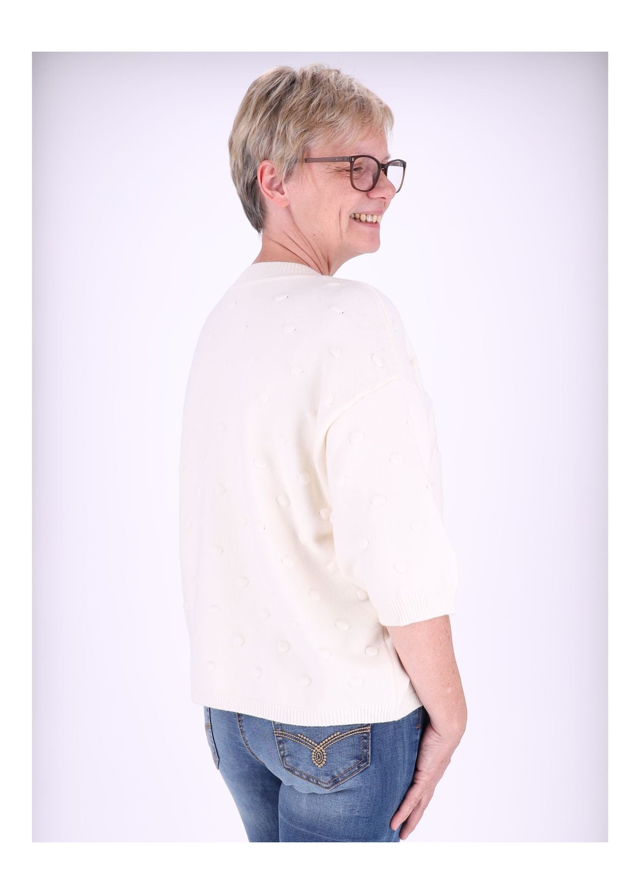 Strick Damen Kurzarm