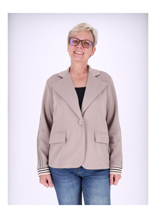 Sweatblazer Damen Bündchen