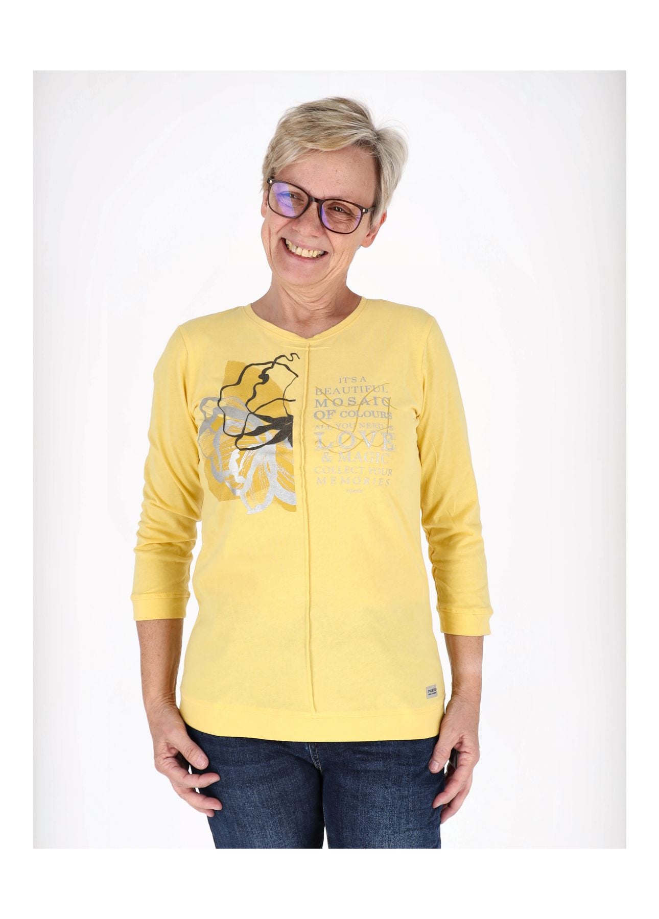 Damen Shirt 3/4