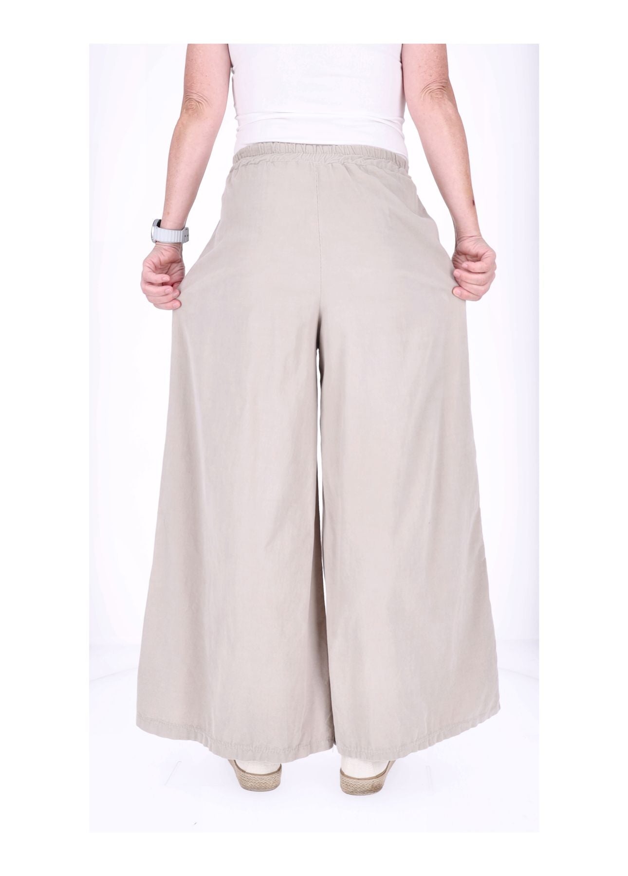 Hose Damen weites Bein Babycord