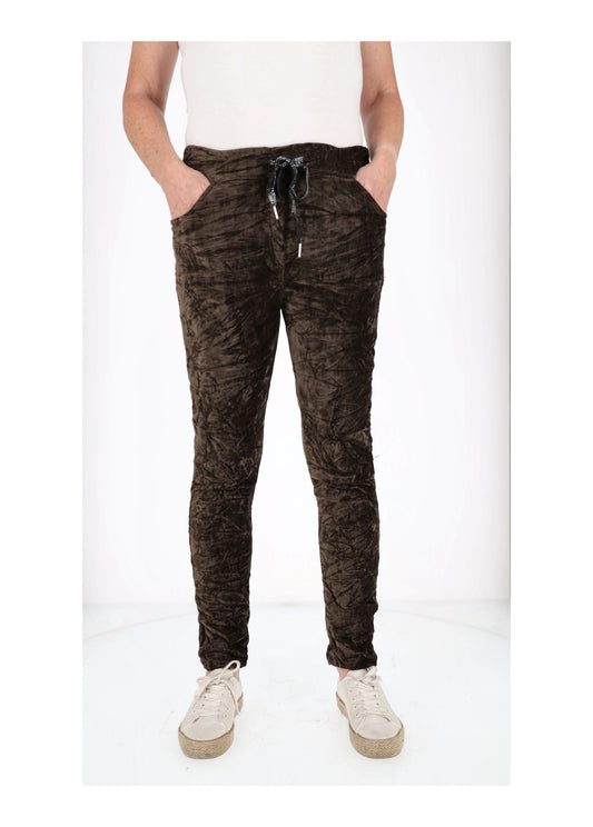 Schlupfhose Damen Samt