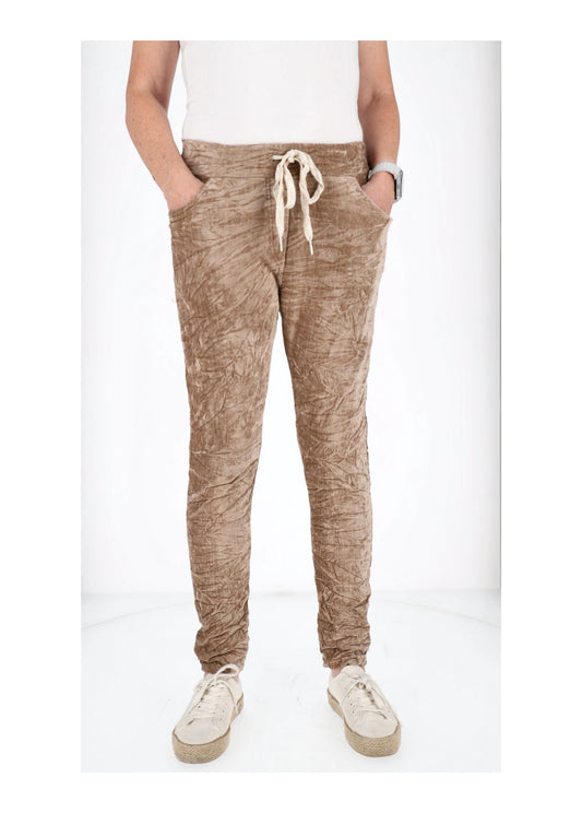 Schlupfhose Damen Samt