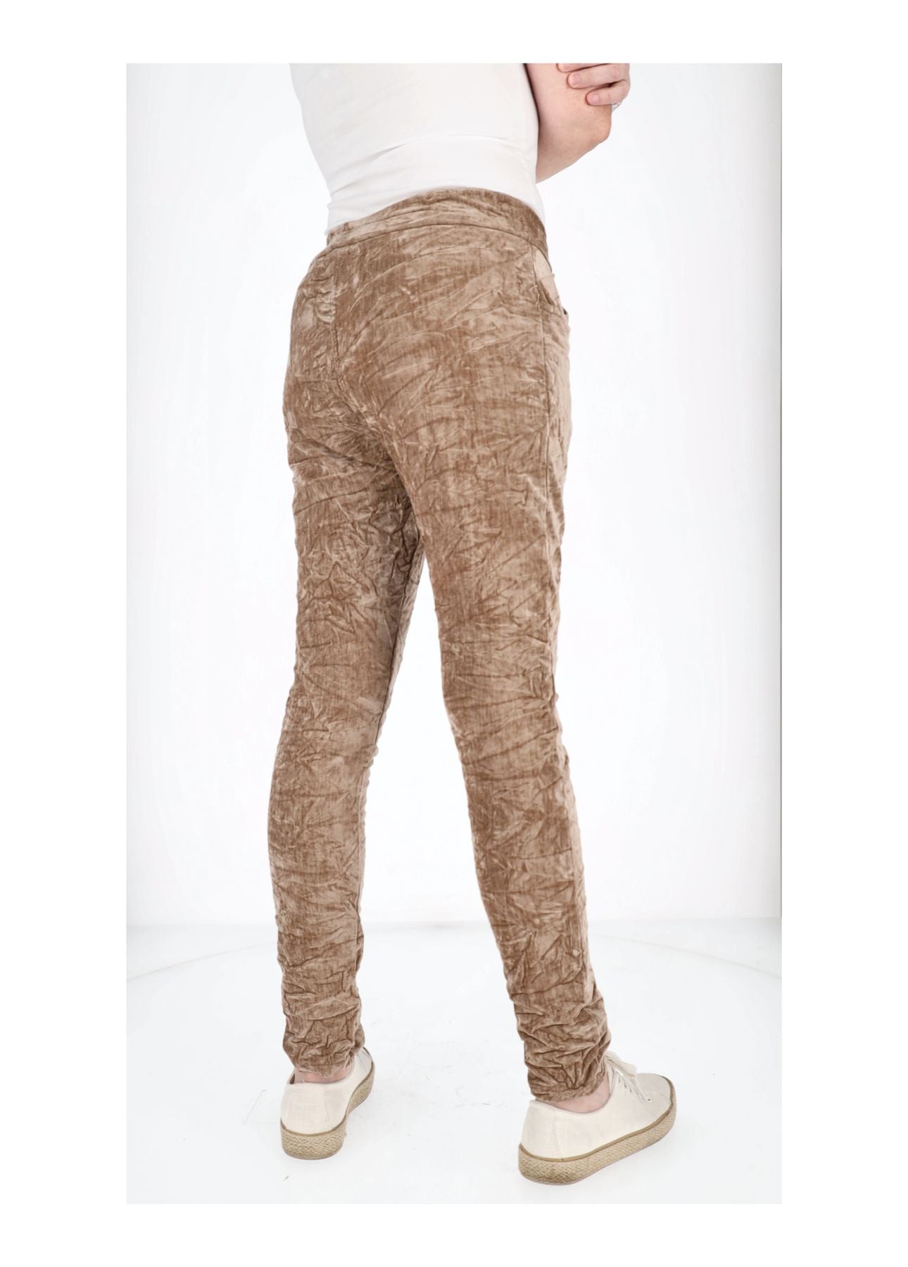 Schlupfhose Damen Samt