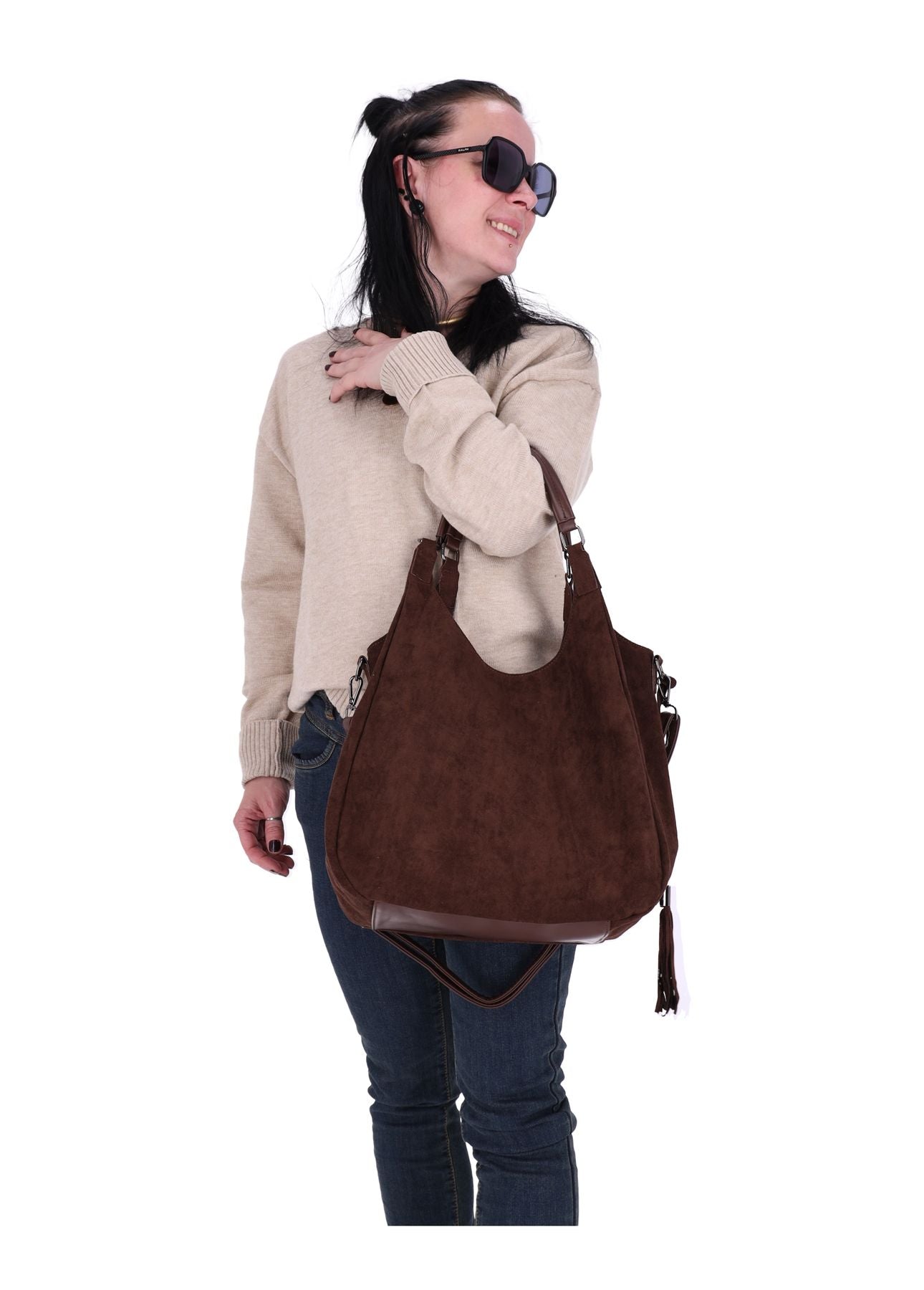 Handtasche Velour