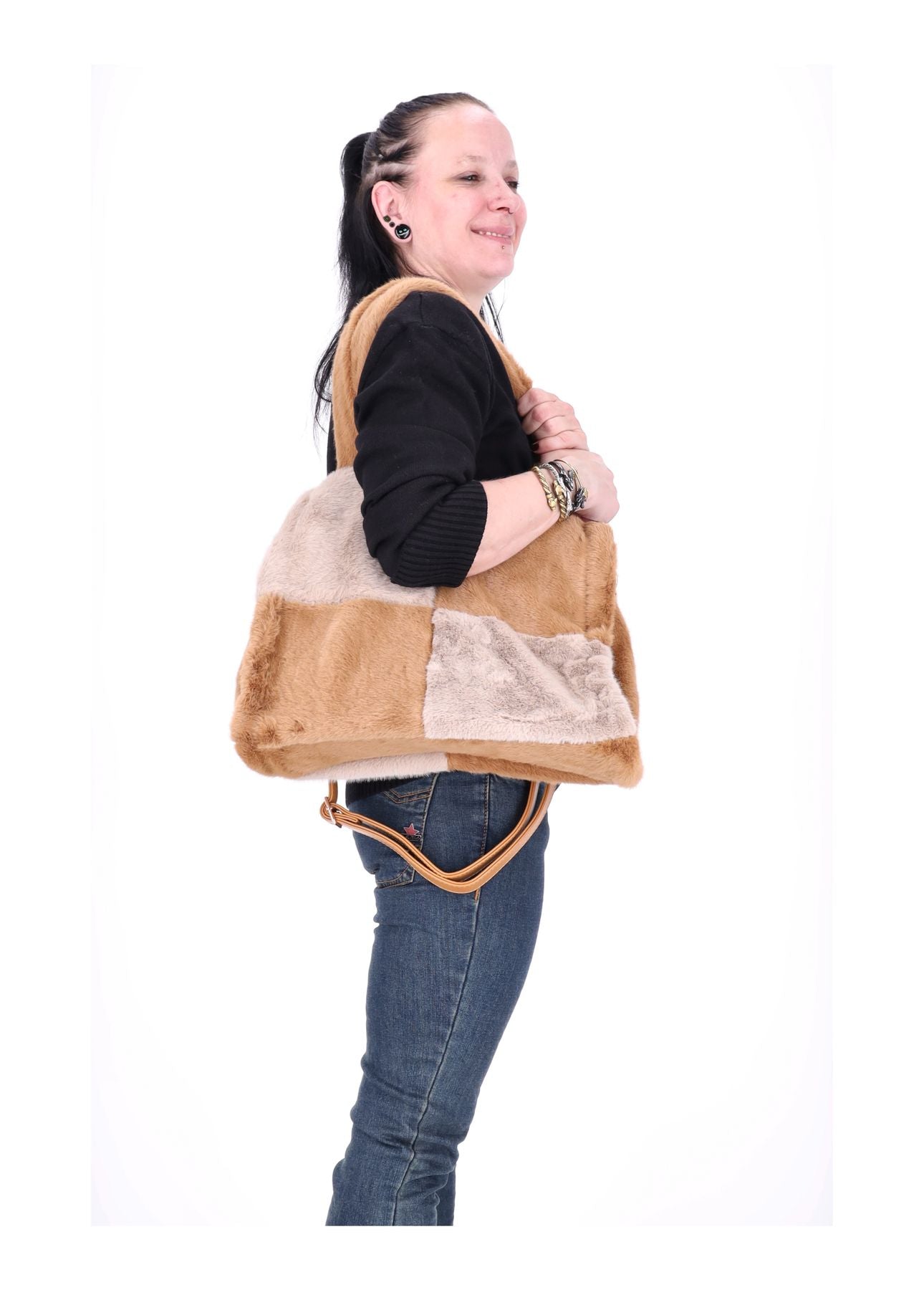 Flauschige Tasche