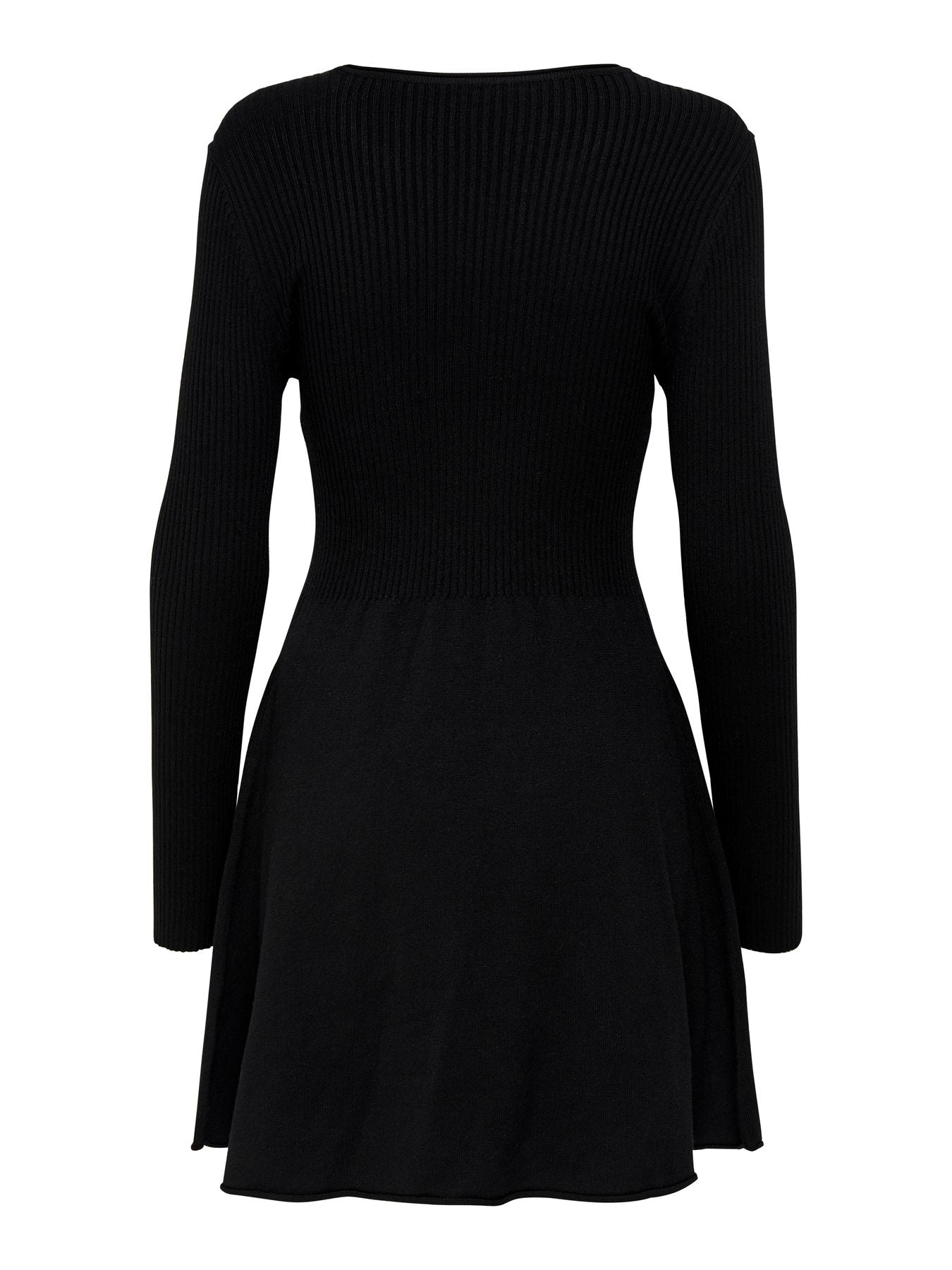 Damen ONLALMA L/S O-NECK DRESS KNT NOOS