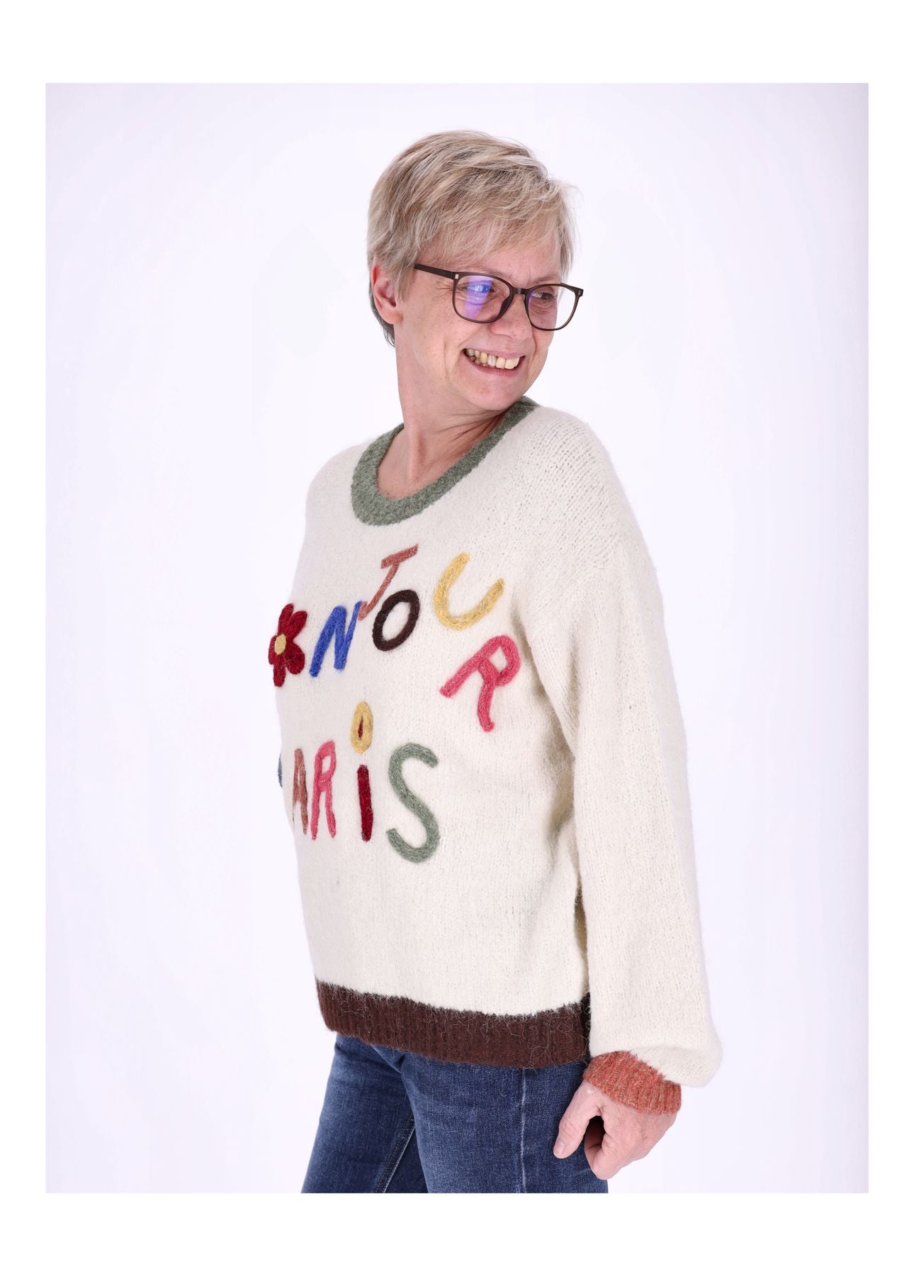 Strickpullover Damen Paris