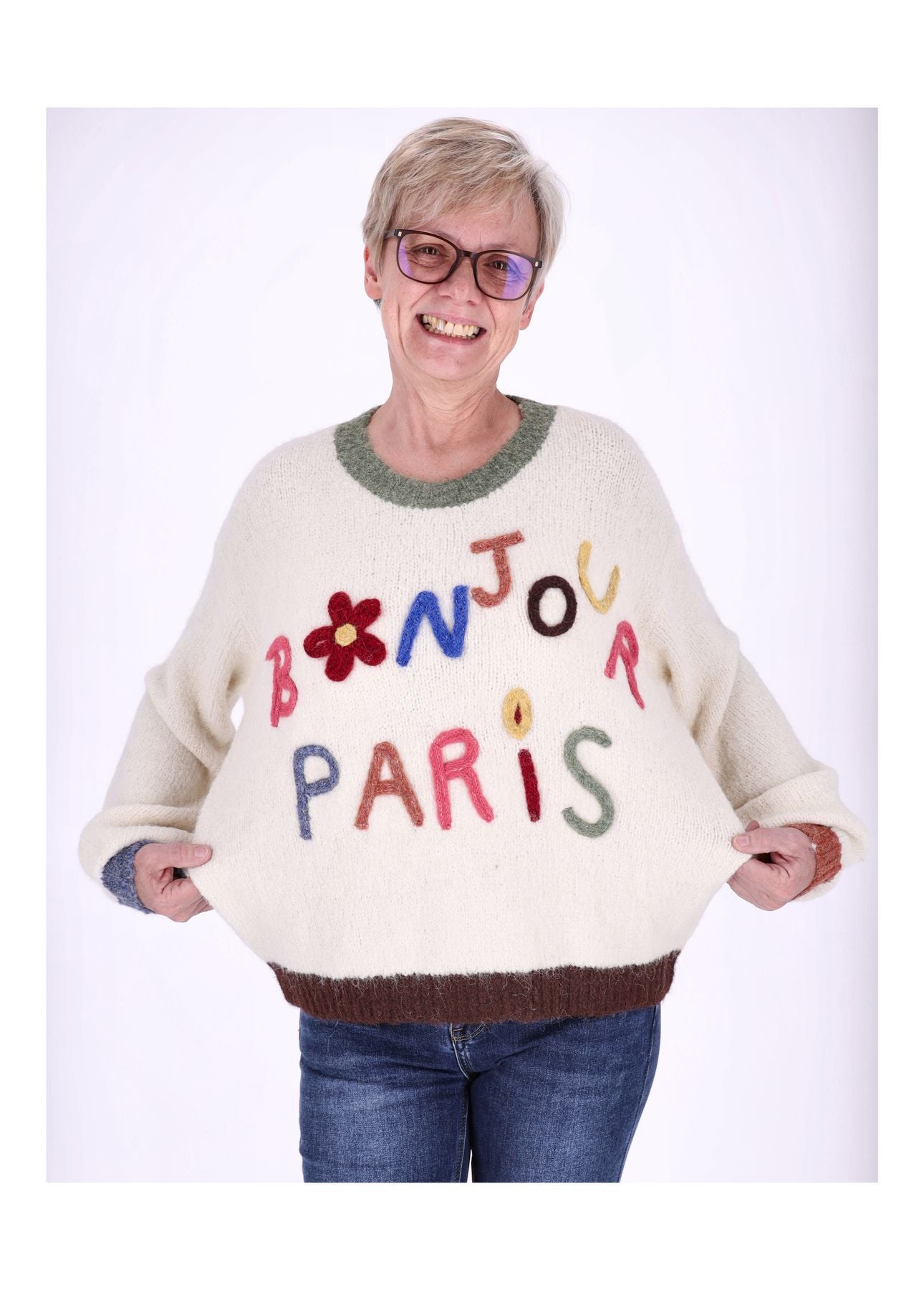Strickpullover Damen Paris
