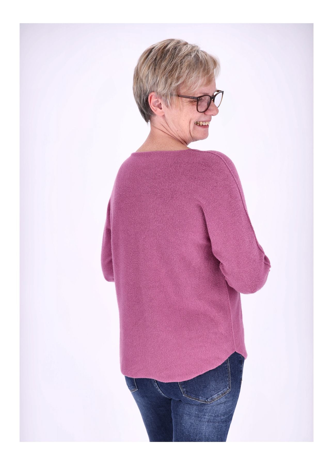 Damen Strickpullover Rundhals