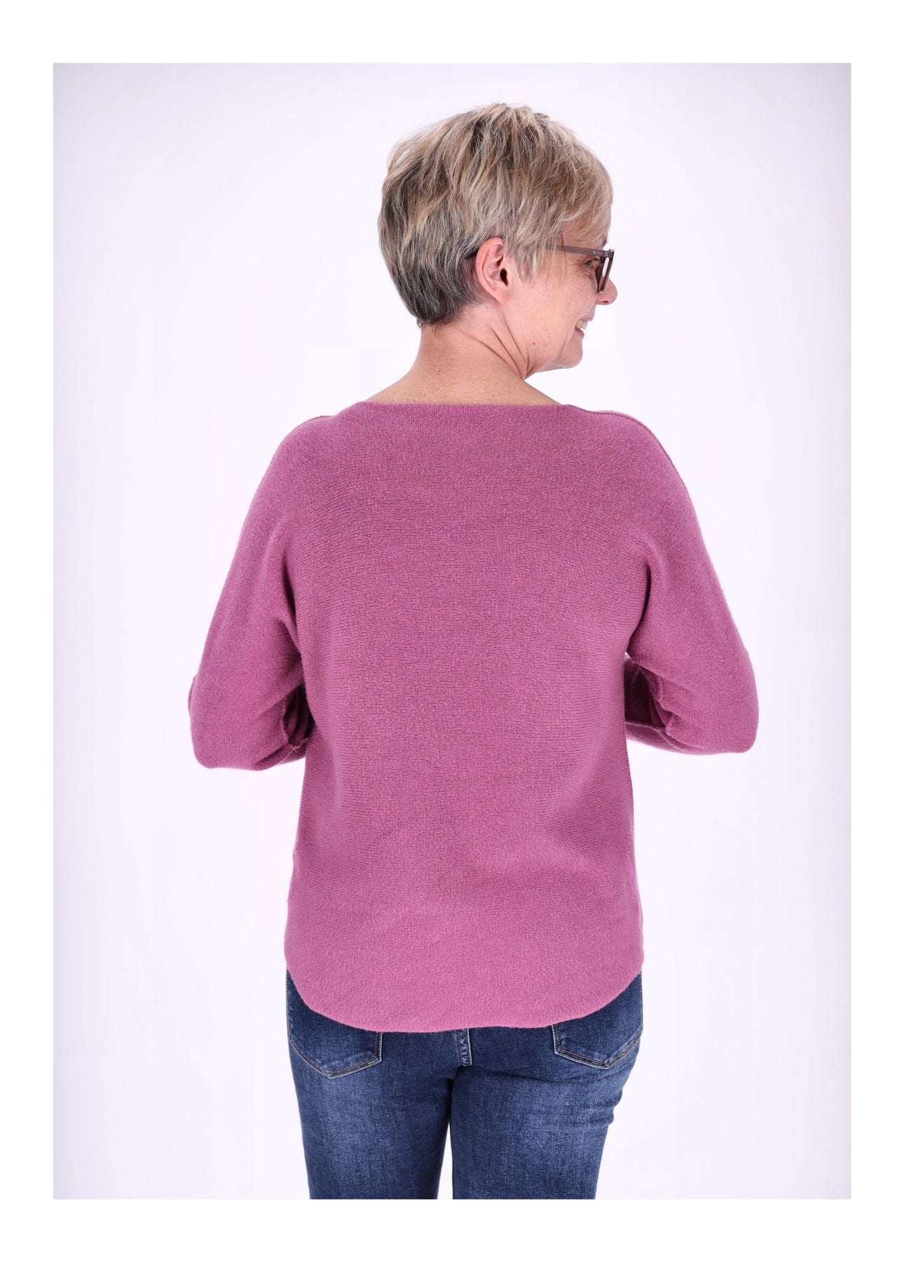 Damen Strickpullover Rundhals