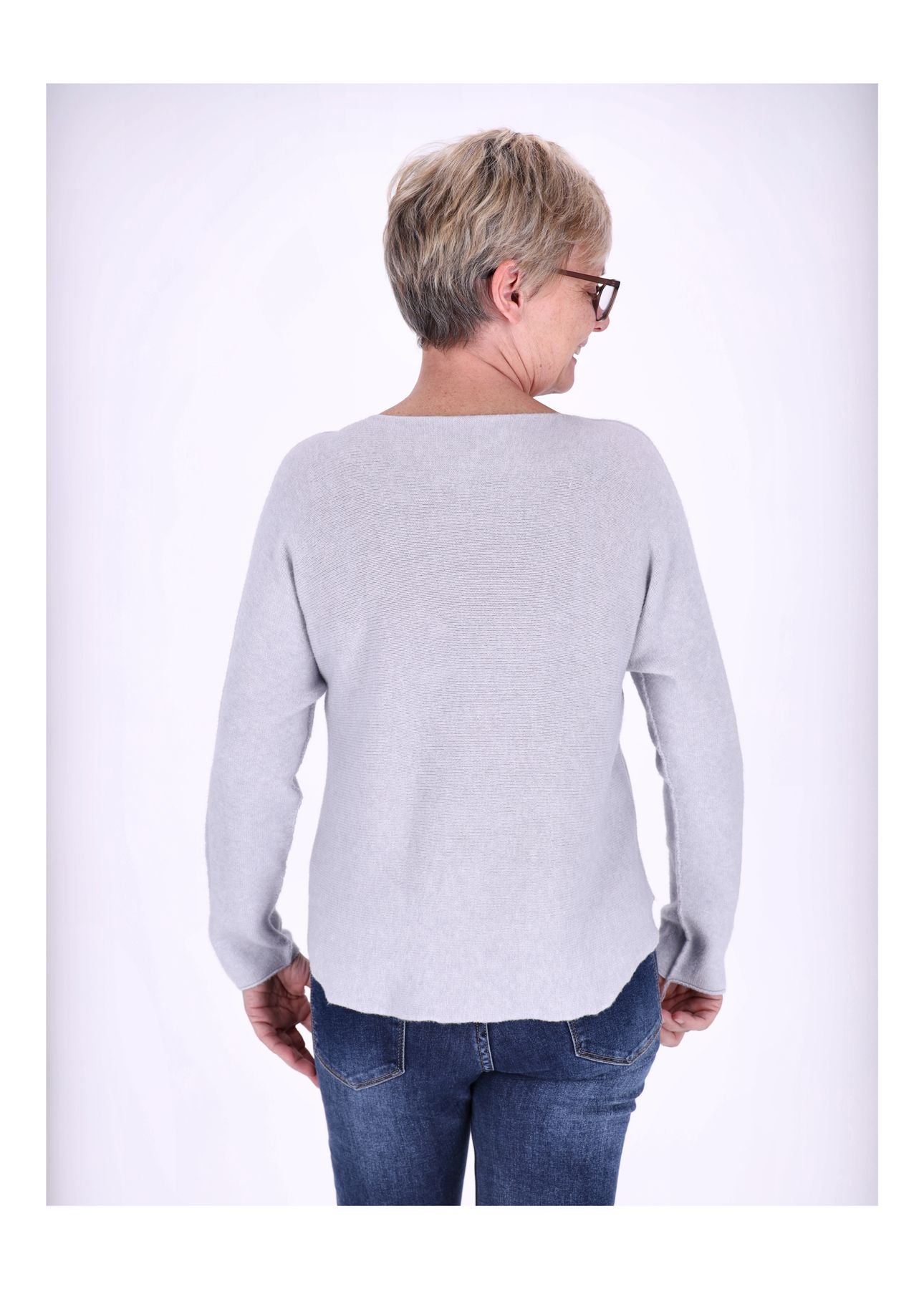 Damen Strickpullover Rundhals