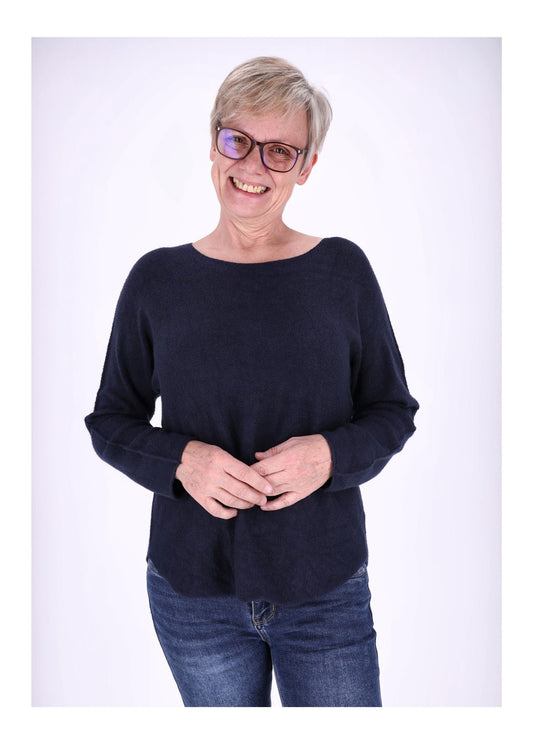 Damen Strickpullover Rundhals