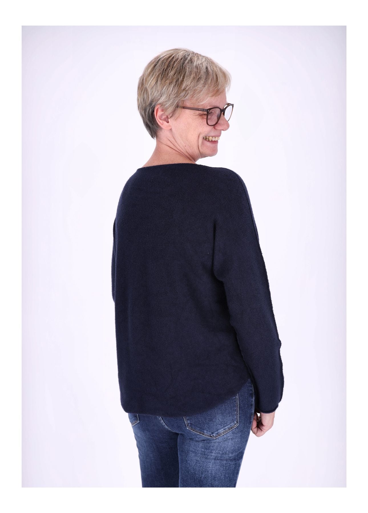 Damen Strickpullover Rundhals