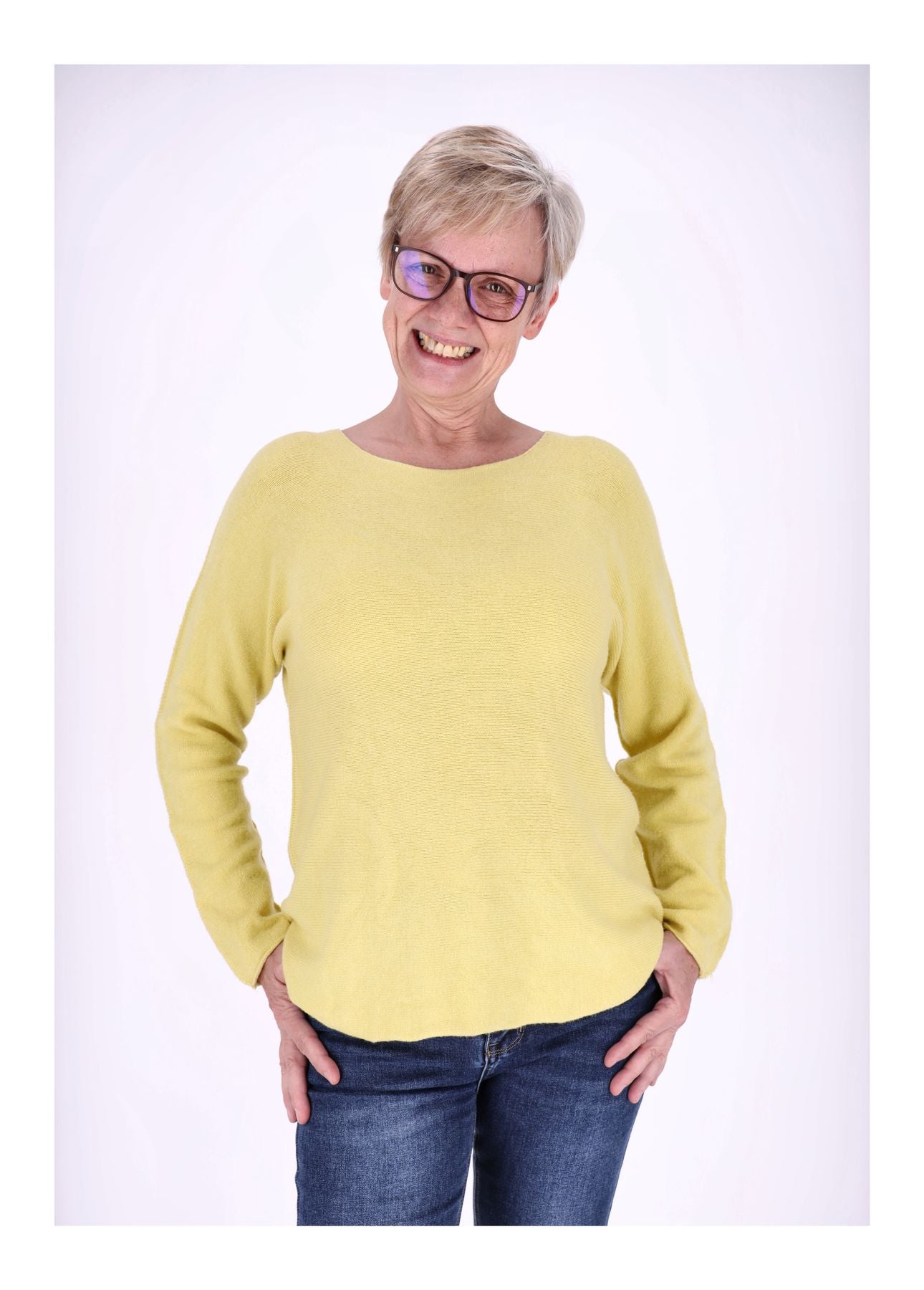 Damen Strickpullover Rundhals