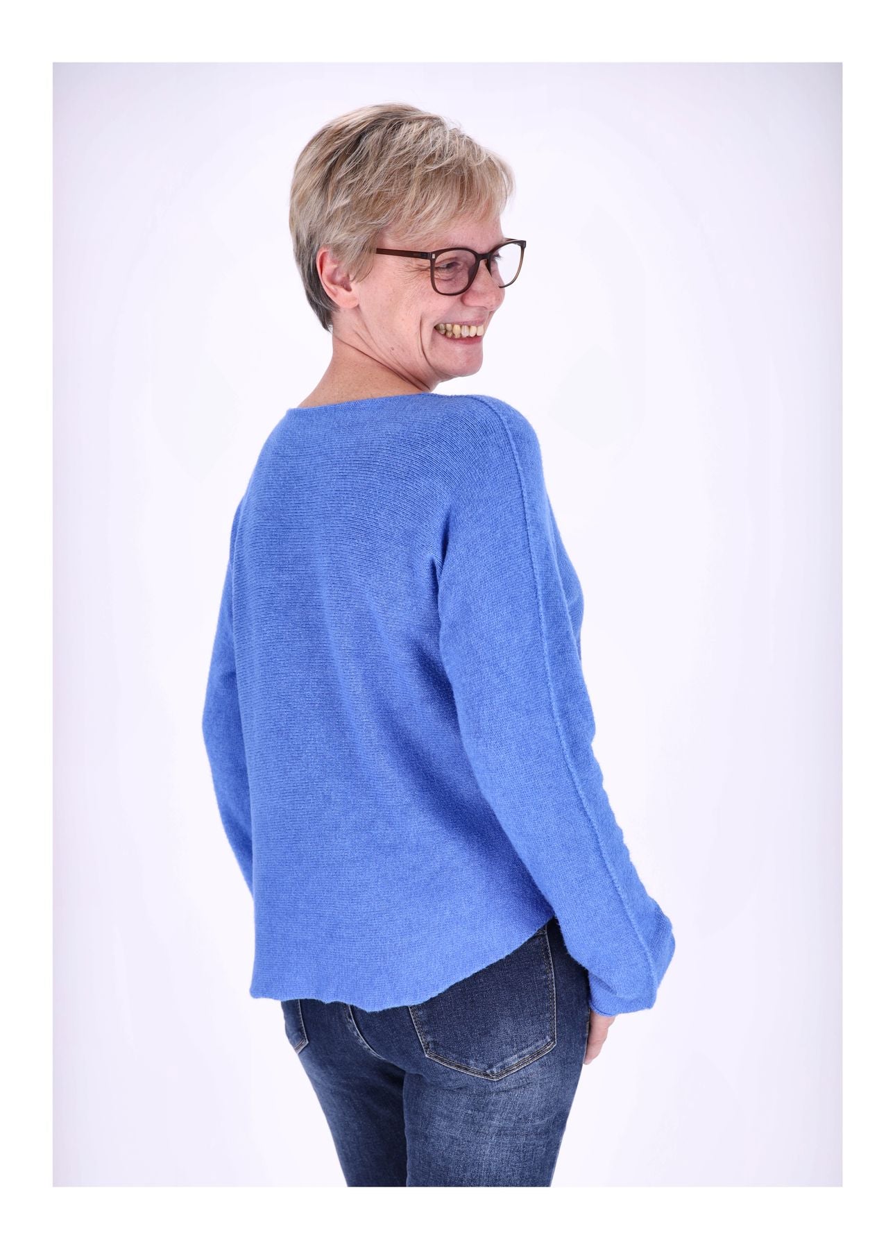 Damen Strickpullover Rundhals