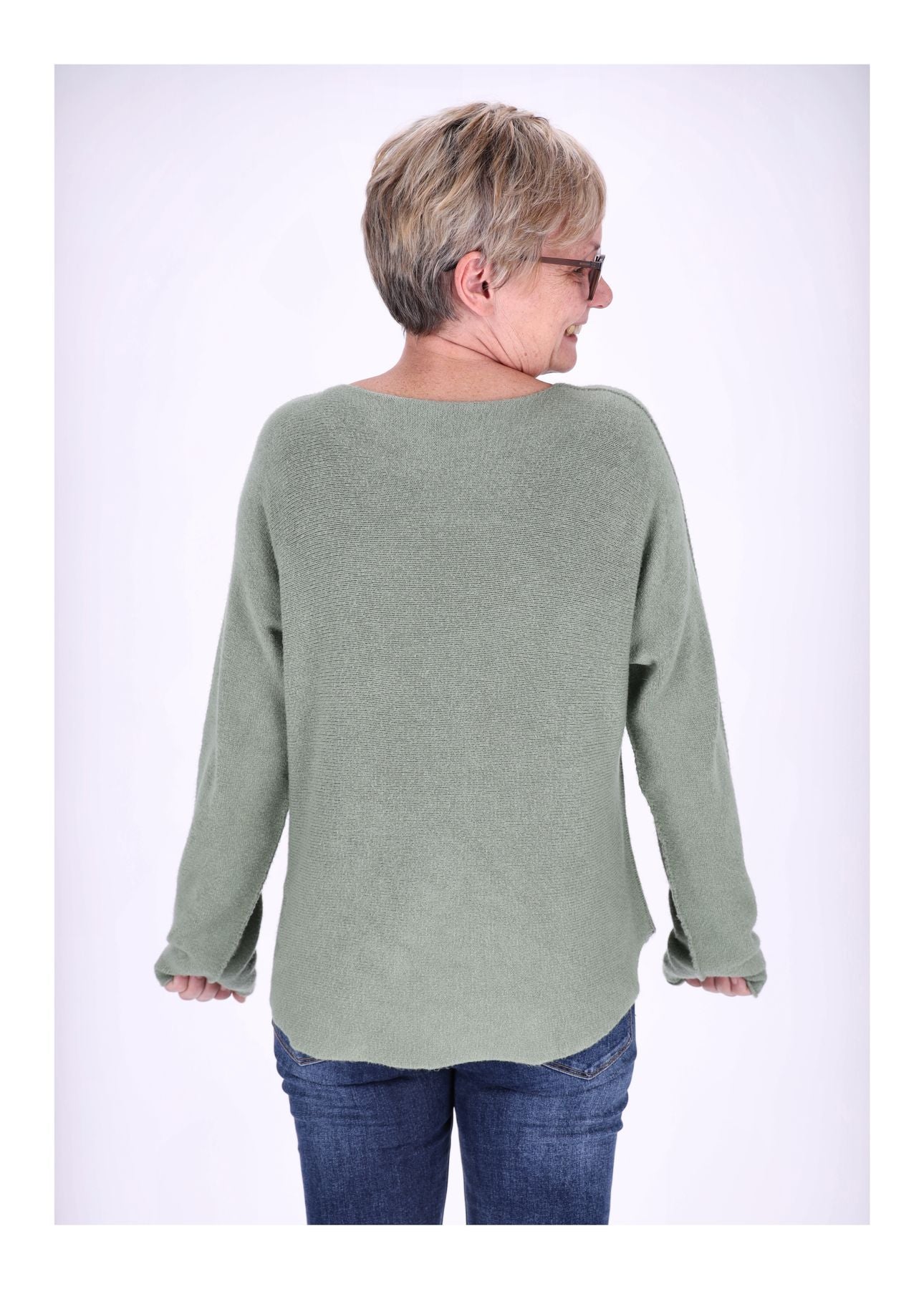 Damen Strickpullover Rundhals