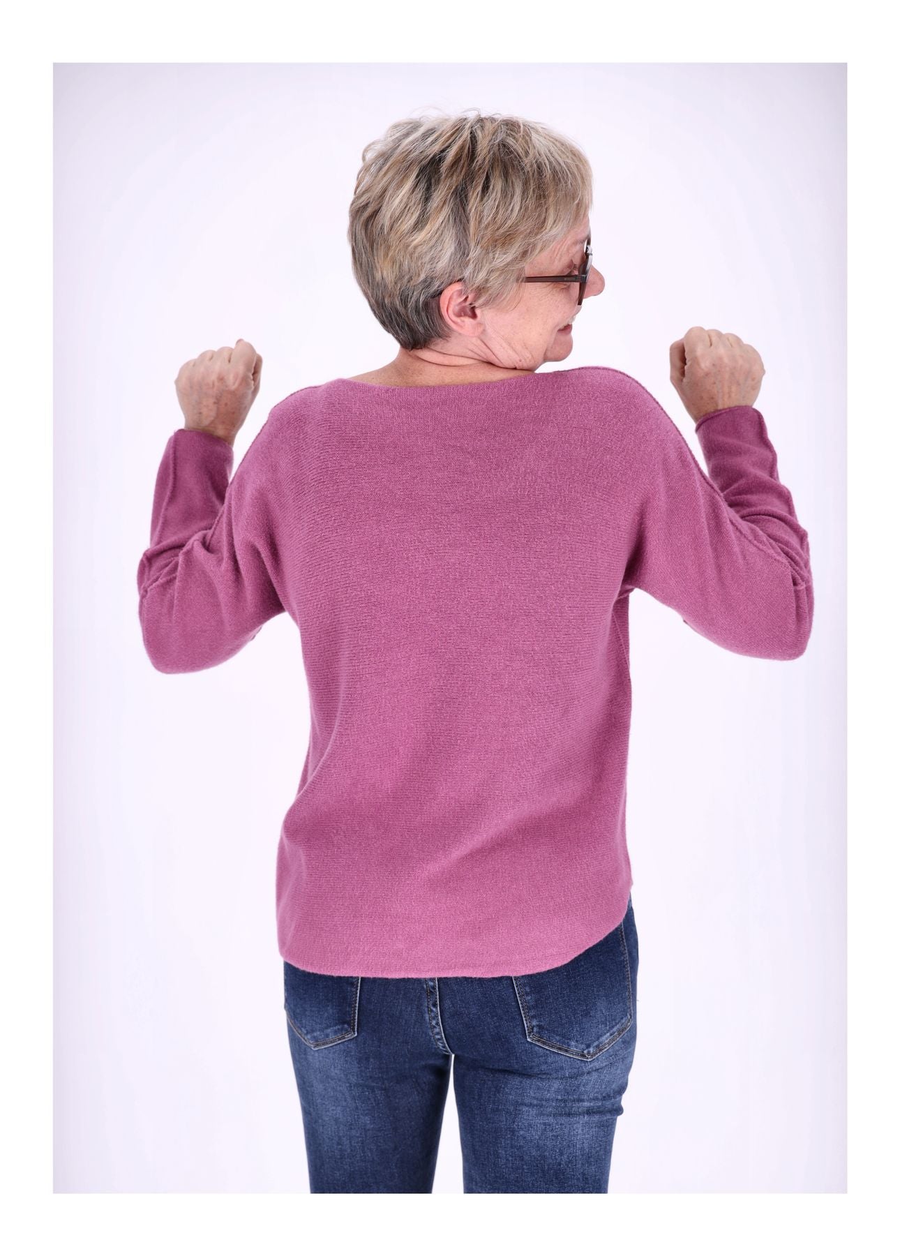 Damen Strickpullover V-Ausschnitt