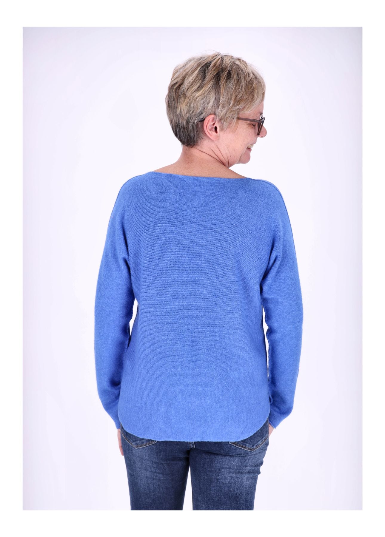 Damen Strickpullover V-Ausschnitt