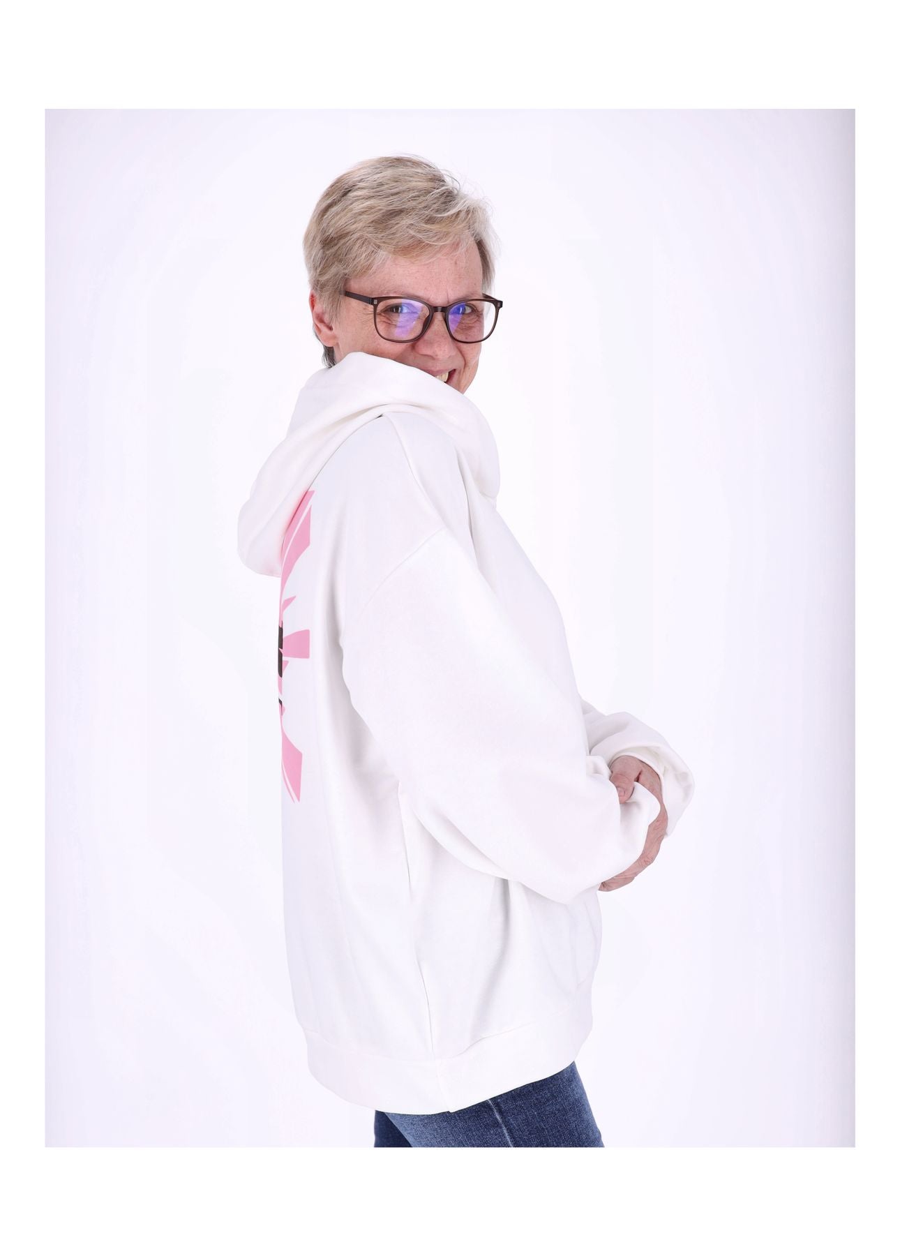 Hoodie Damen Rückenprint
