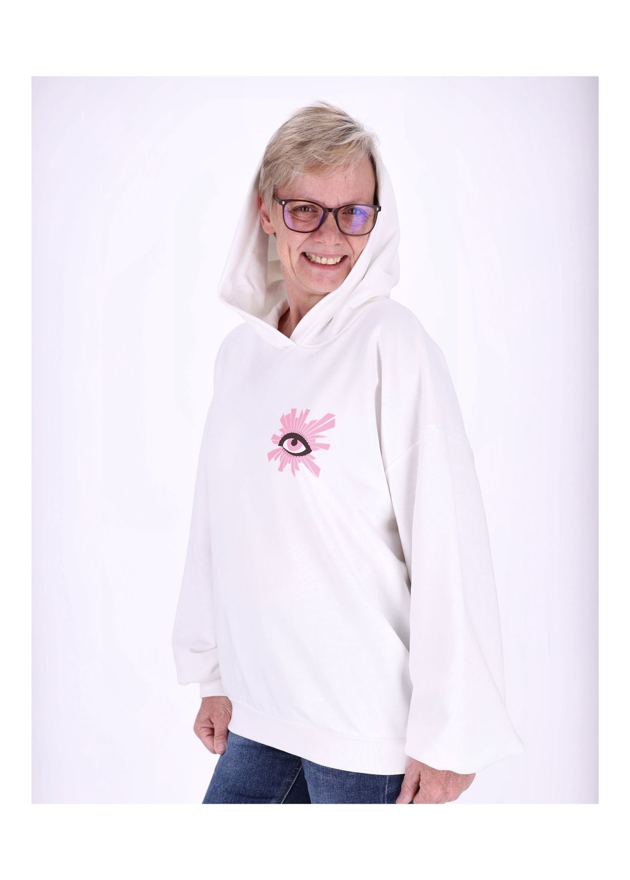Hoodie Damen Rückenprint