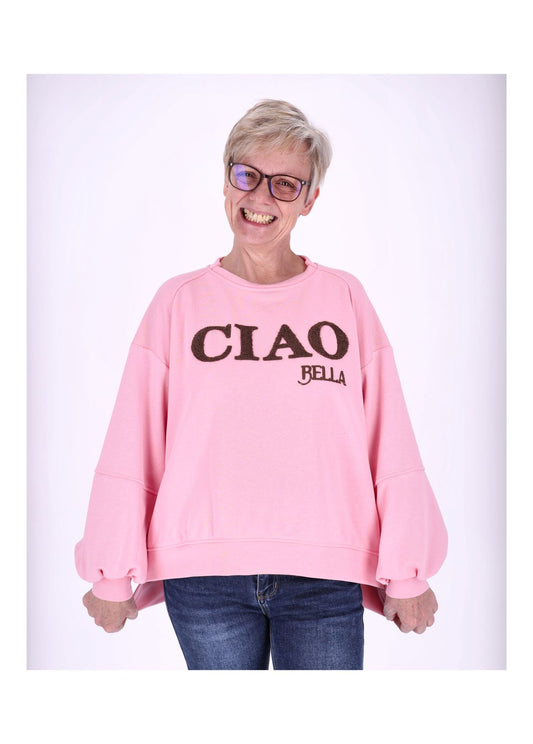 Sweatshirt Damen Ciao Bella